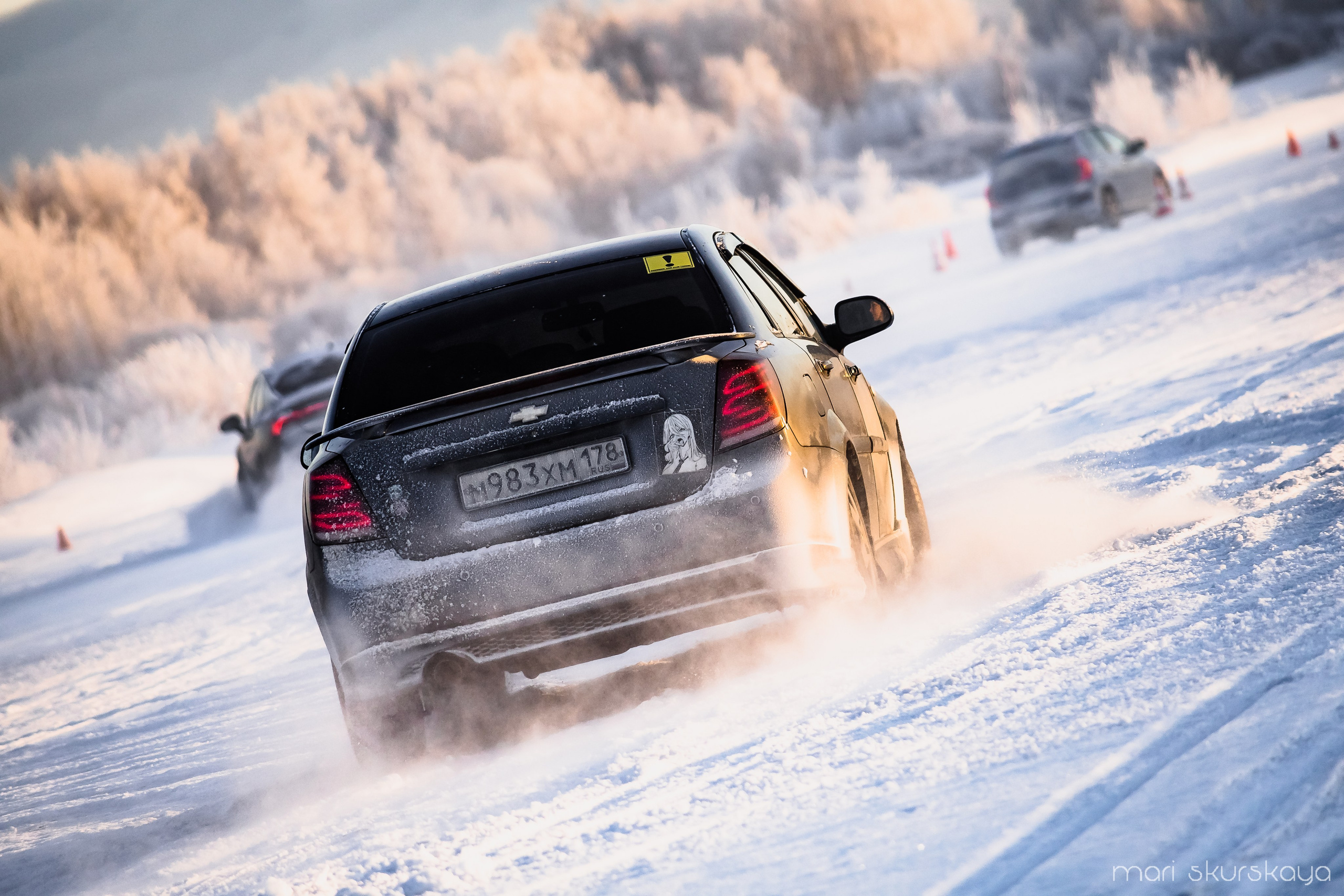 Контраварийная практика вождения автомобиля. Мотофотограф в Санкт-Петербурге Мария Скурская