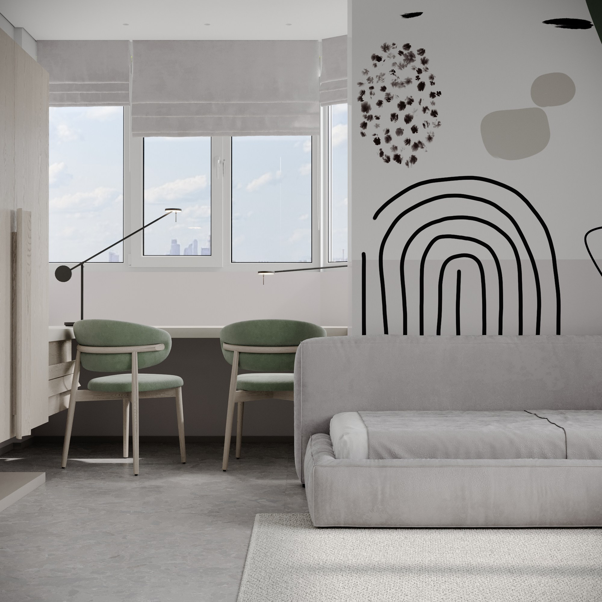 ЖК Hills. 3D Визуализация интерьеров и архитектуры — Никита Афиногенов