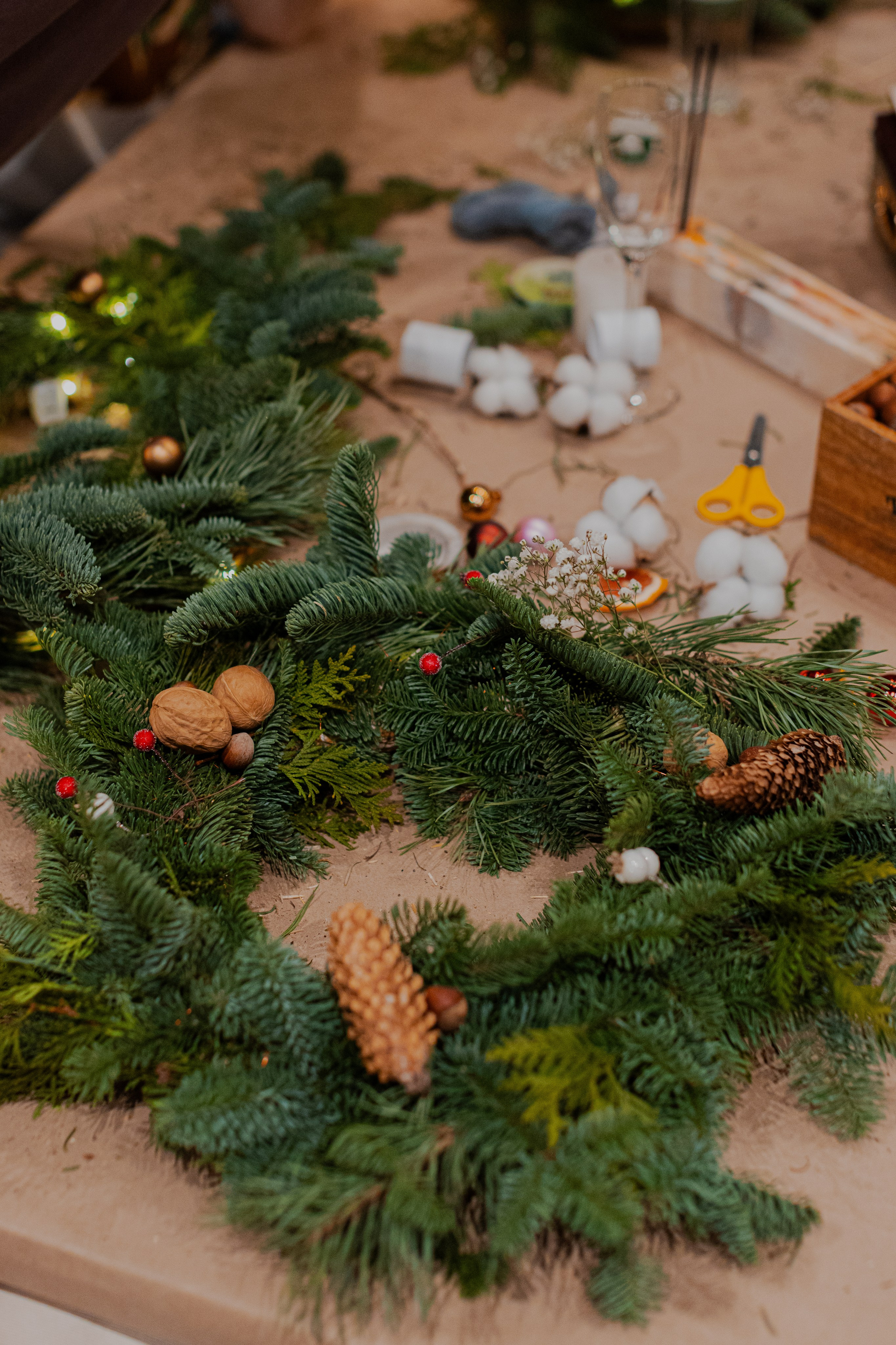 Мк Новогодний Венок. Анастасия Ракчеева Художник