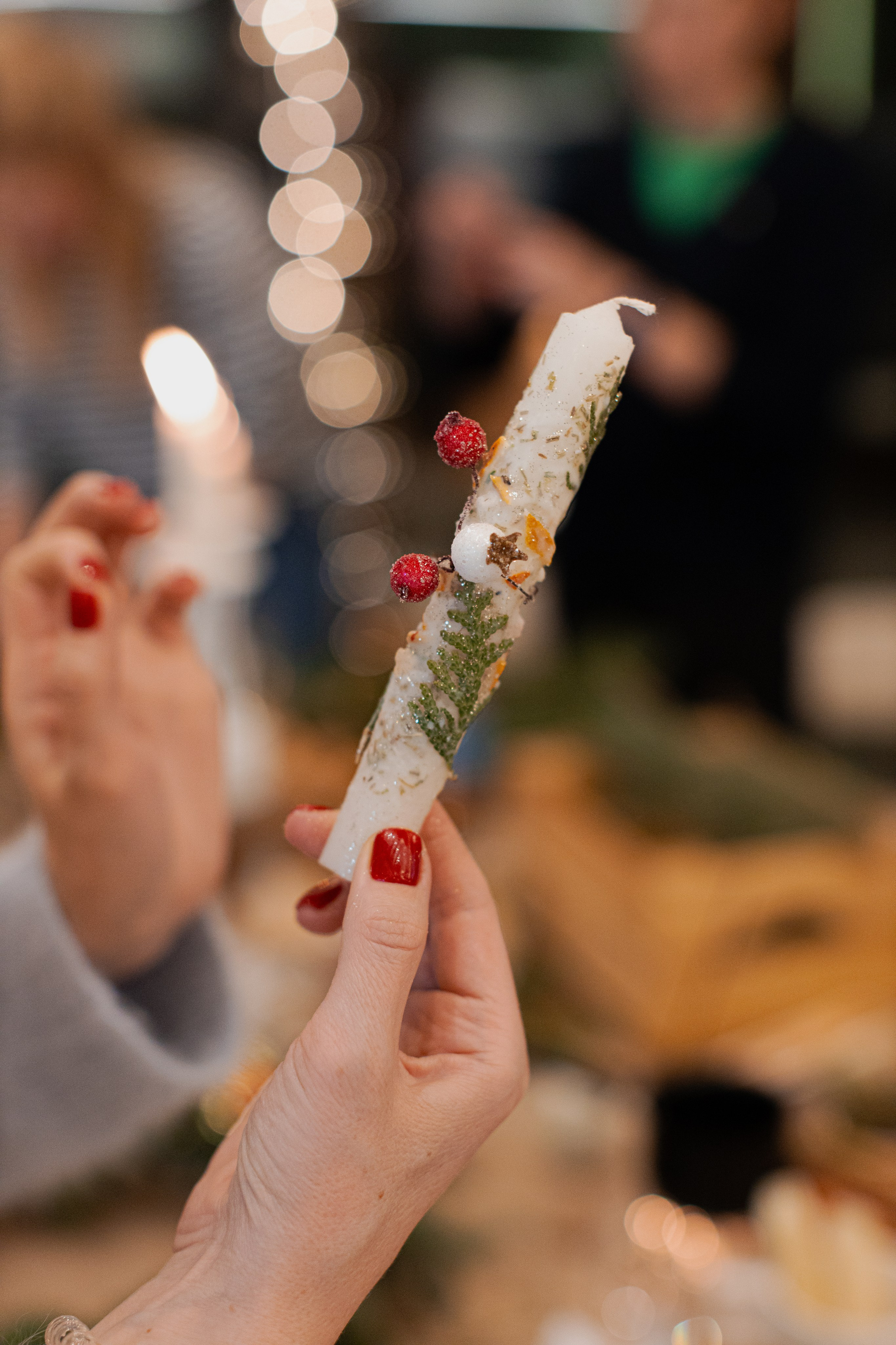 Мк свечи и венок (новогодний корпоратив). Анастасия Ракчеева Художник