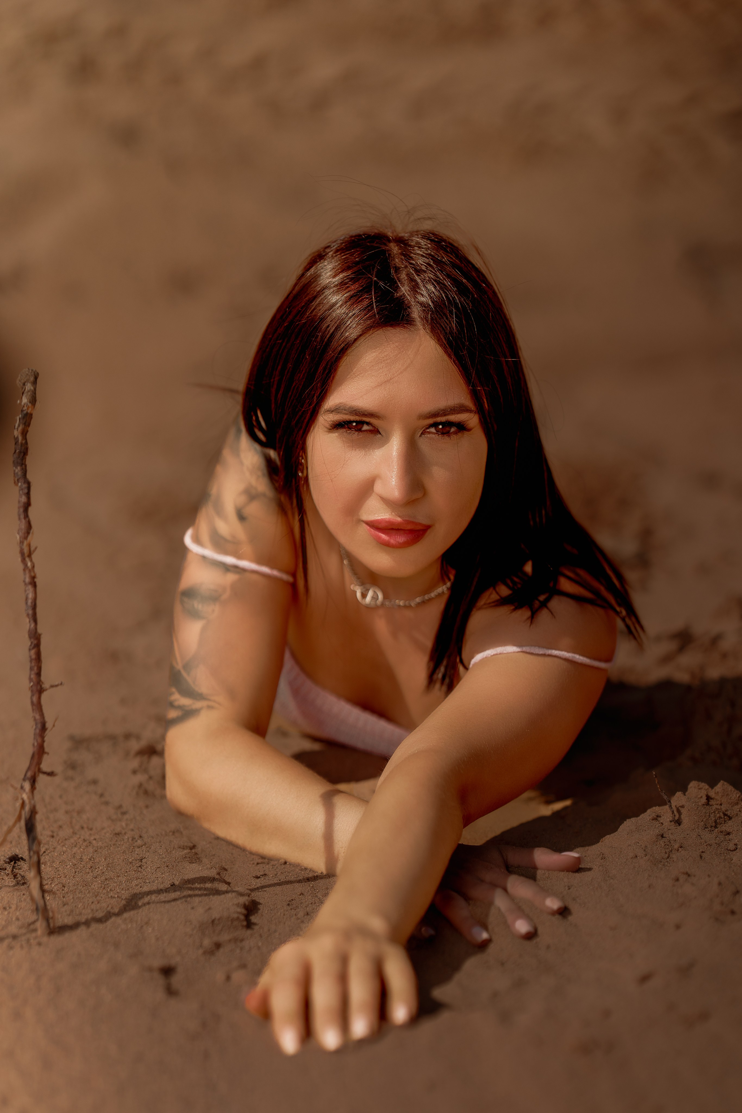 Девушка на карьерах свадебный фотограф тверь