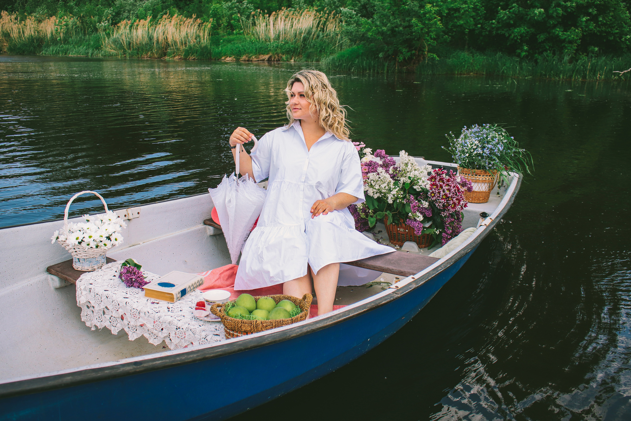 Фотопроект Лодочка с цветами. Фотограф Химки Анна Татарских