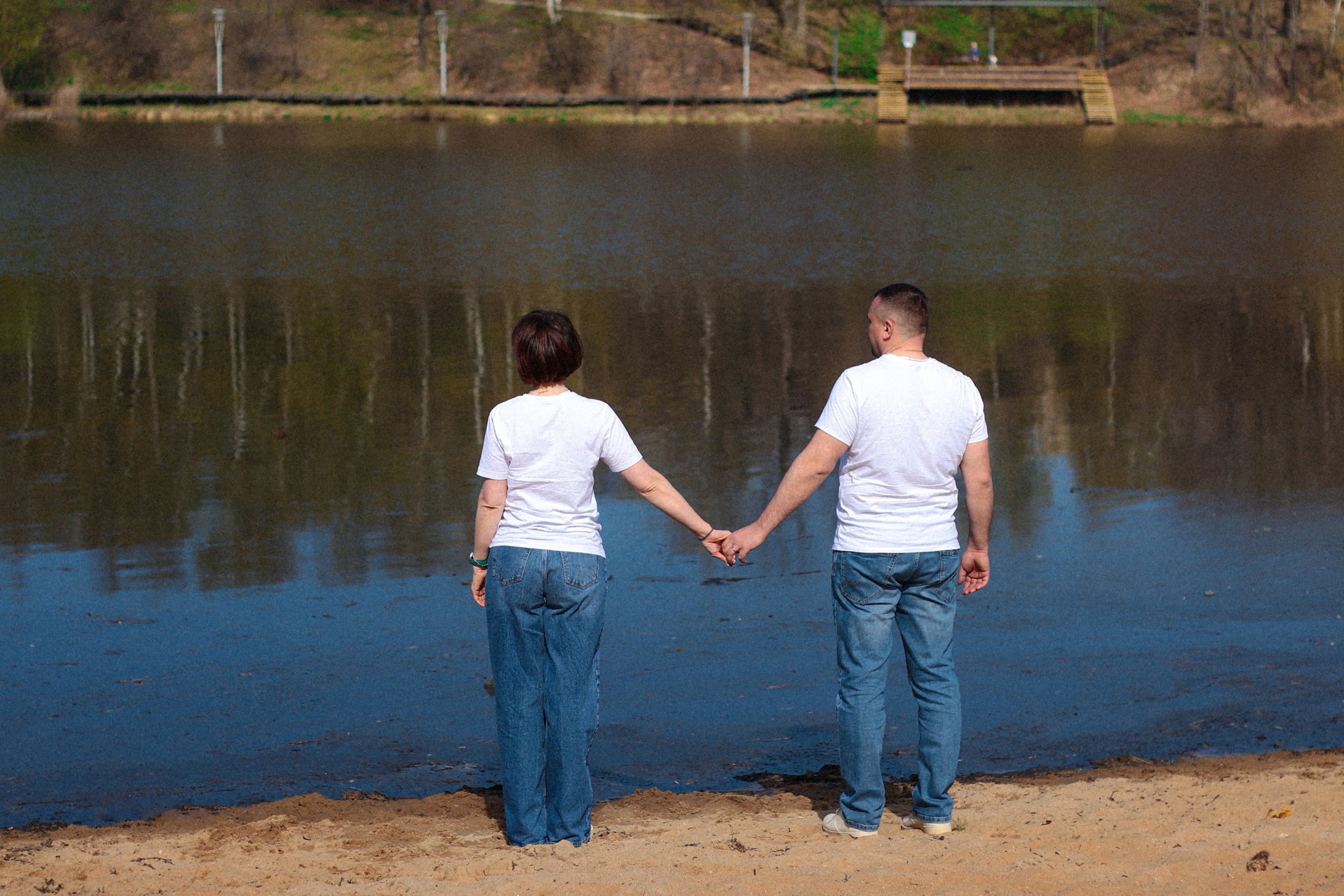 Фотосессия у воды, Оля и Иван. Фотограф Химки Анна Татарских
