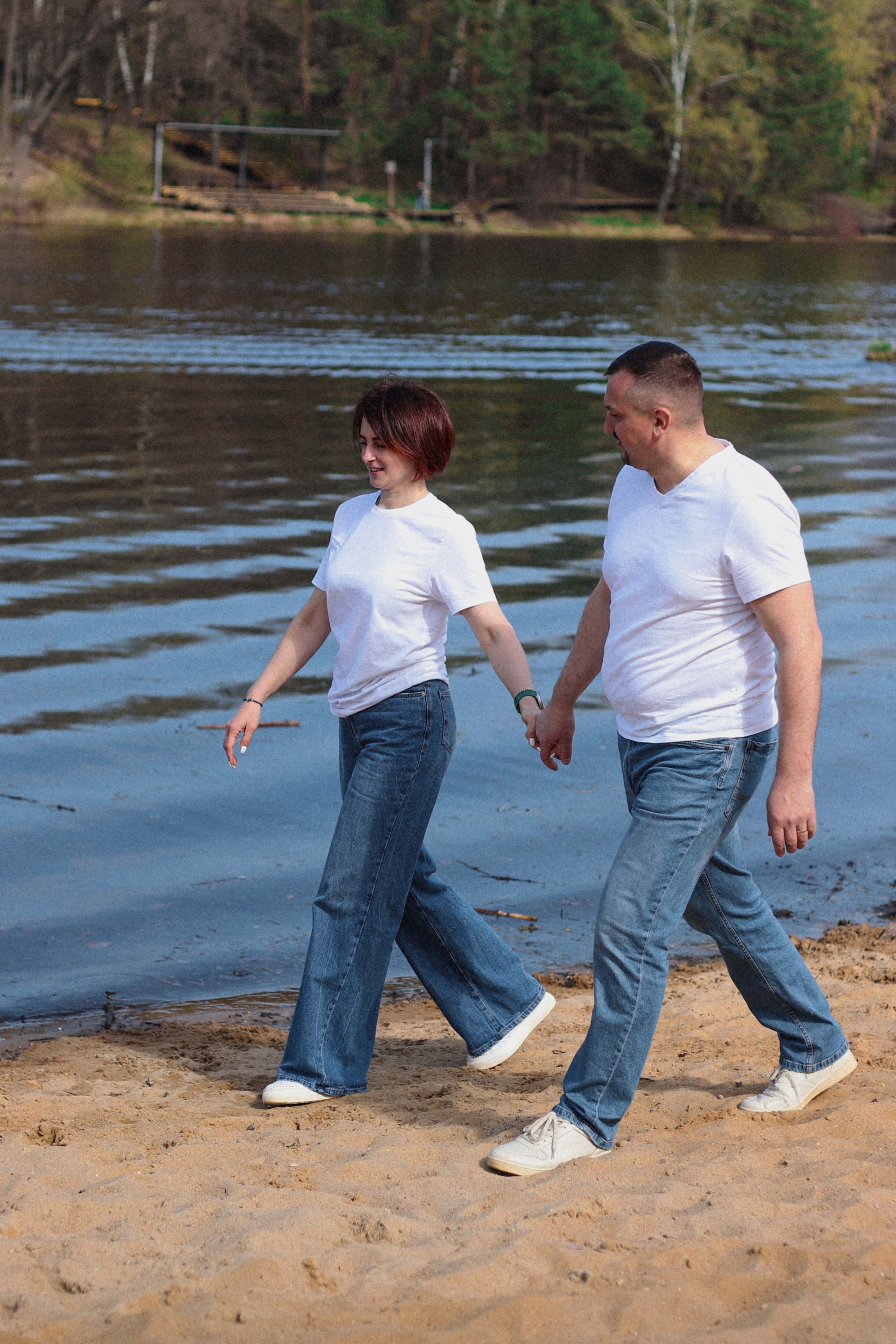Фотосессия у воды, Оля и Иван. Фотограф Химки Анна Татарских