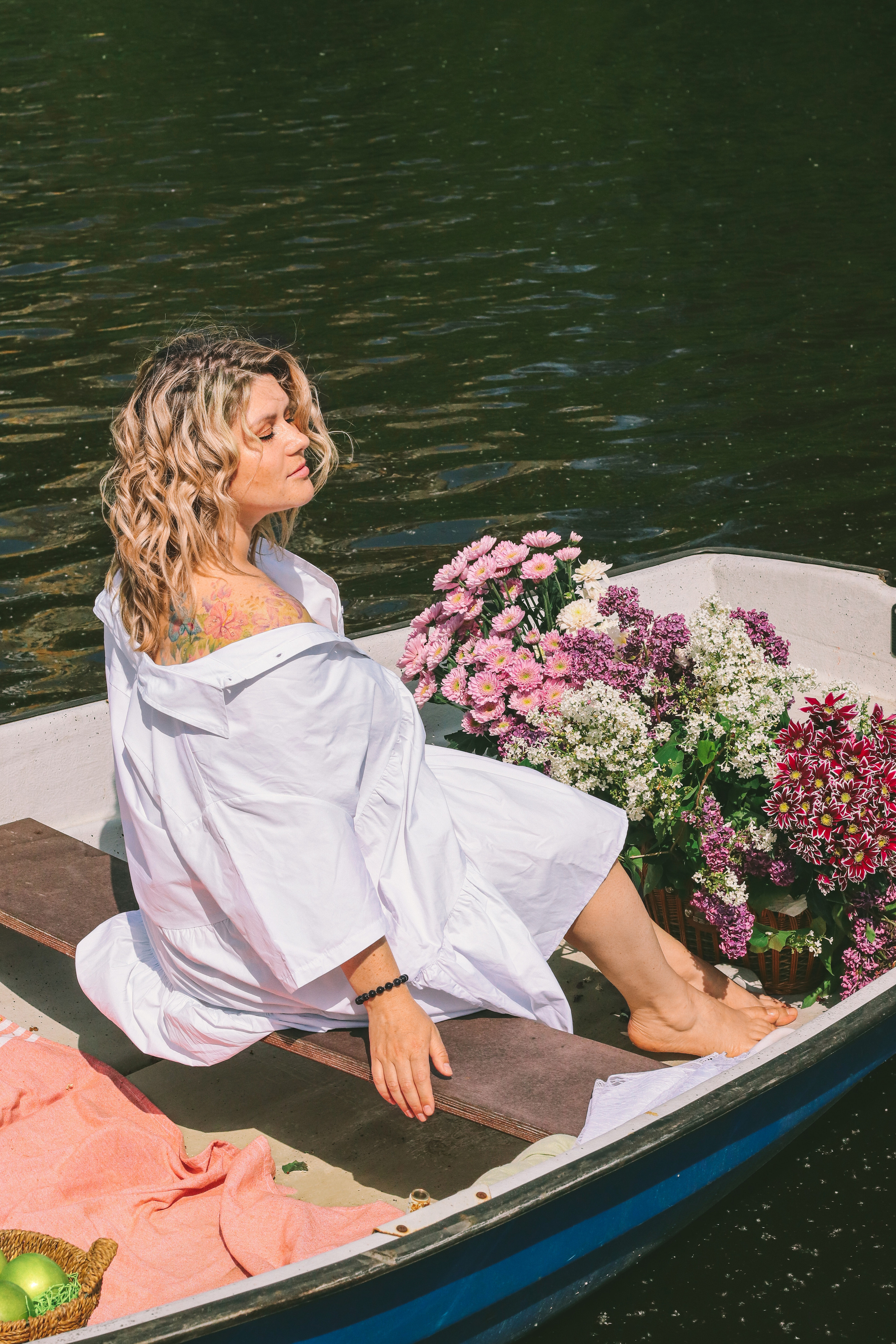 Фотопроект Лодочка с цветами. Фотограф Химки Анна Татарских