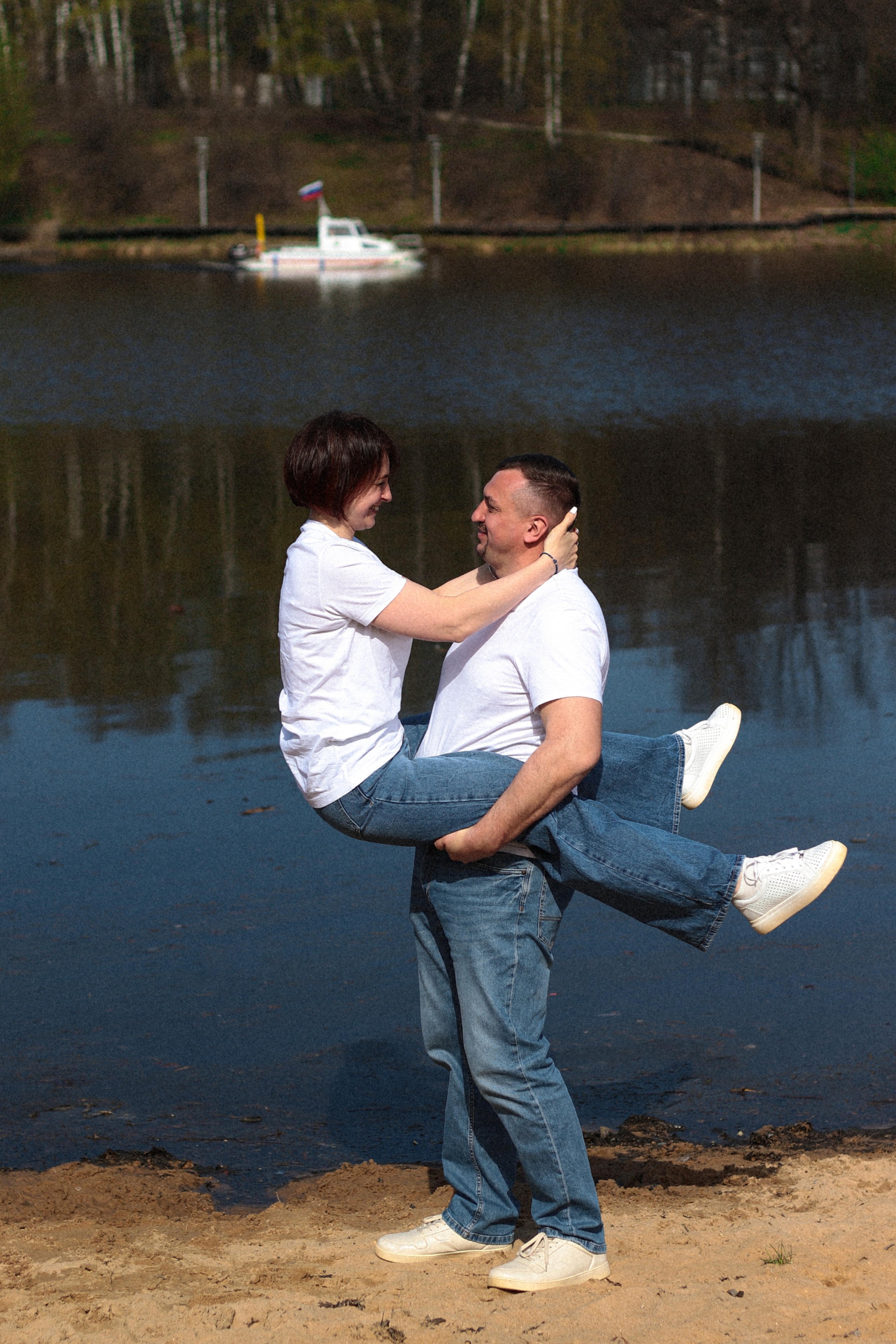 Фотосессия у воды, Оля и Иван. Фотограф Химки Анна Татарских