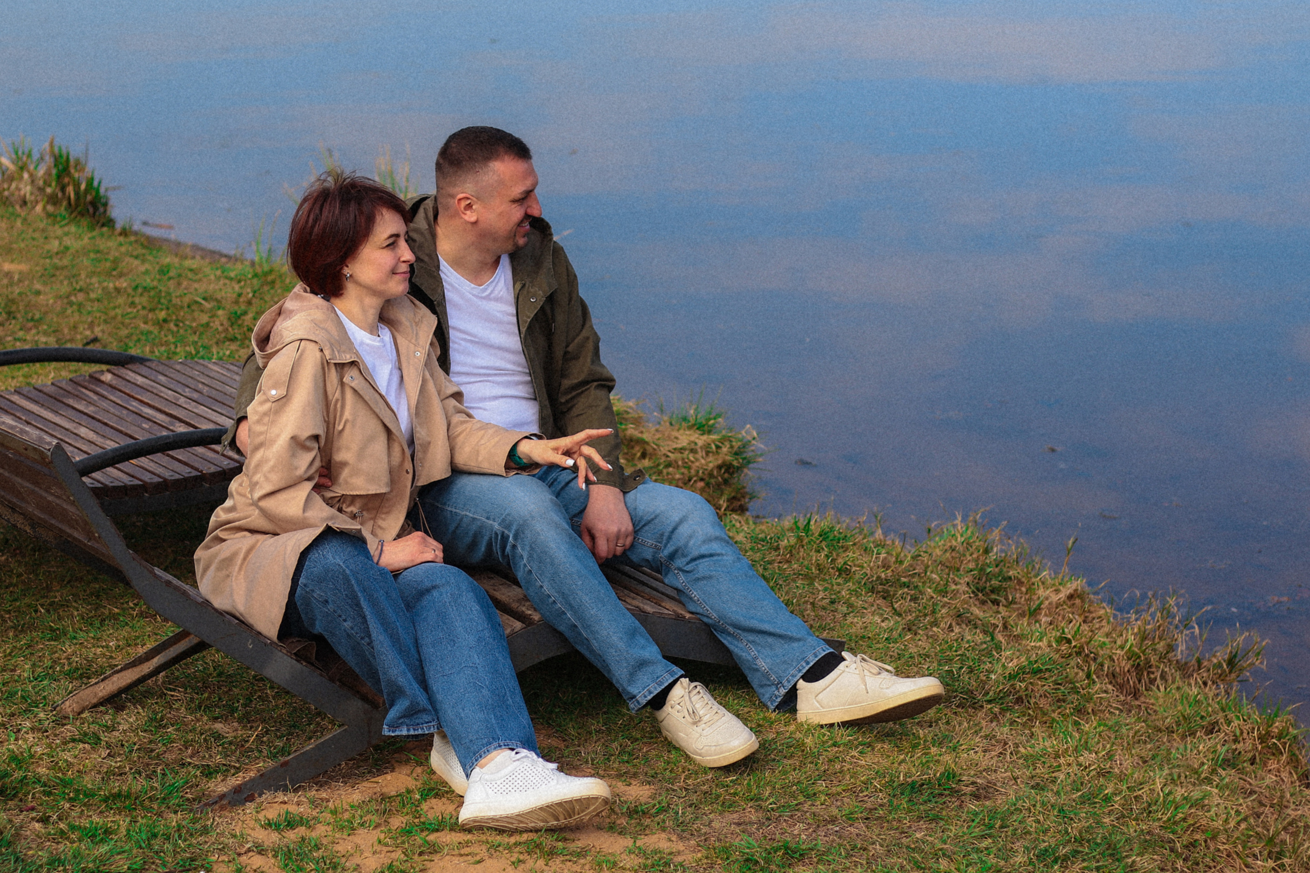 Фотосессия у воды, Оля и Иван. Фотограф Химки Анна Татарских