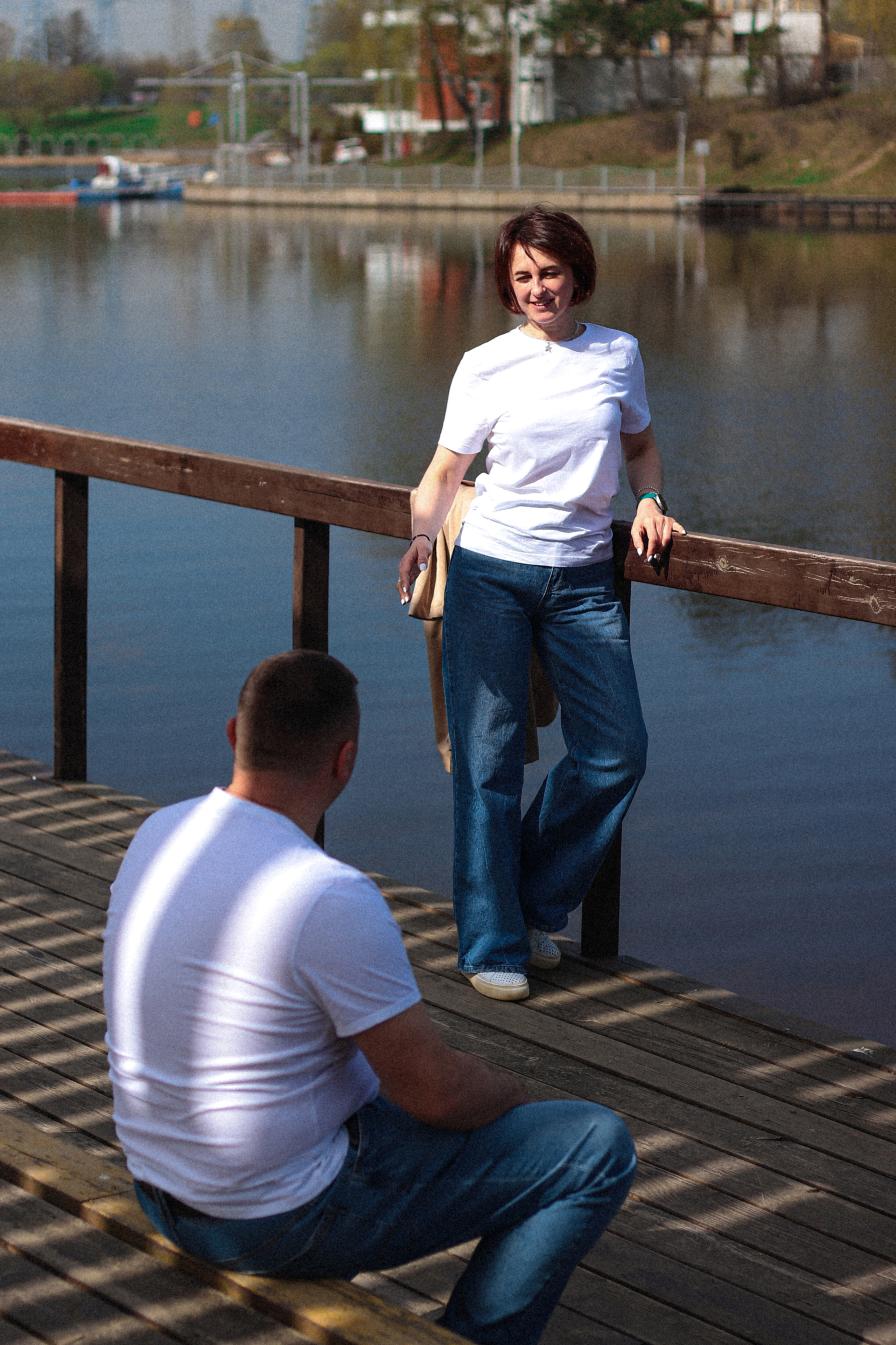 Фотосессия у воды, Оля и Иван. Фотограф Химки Анна Татарских