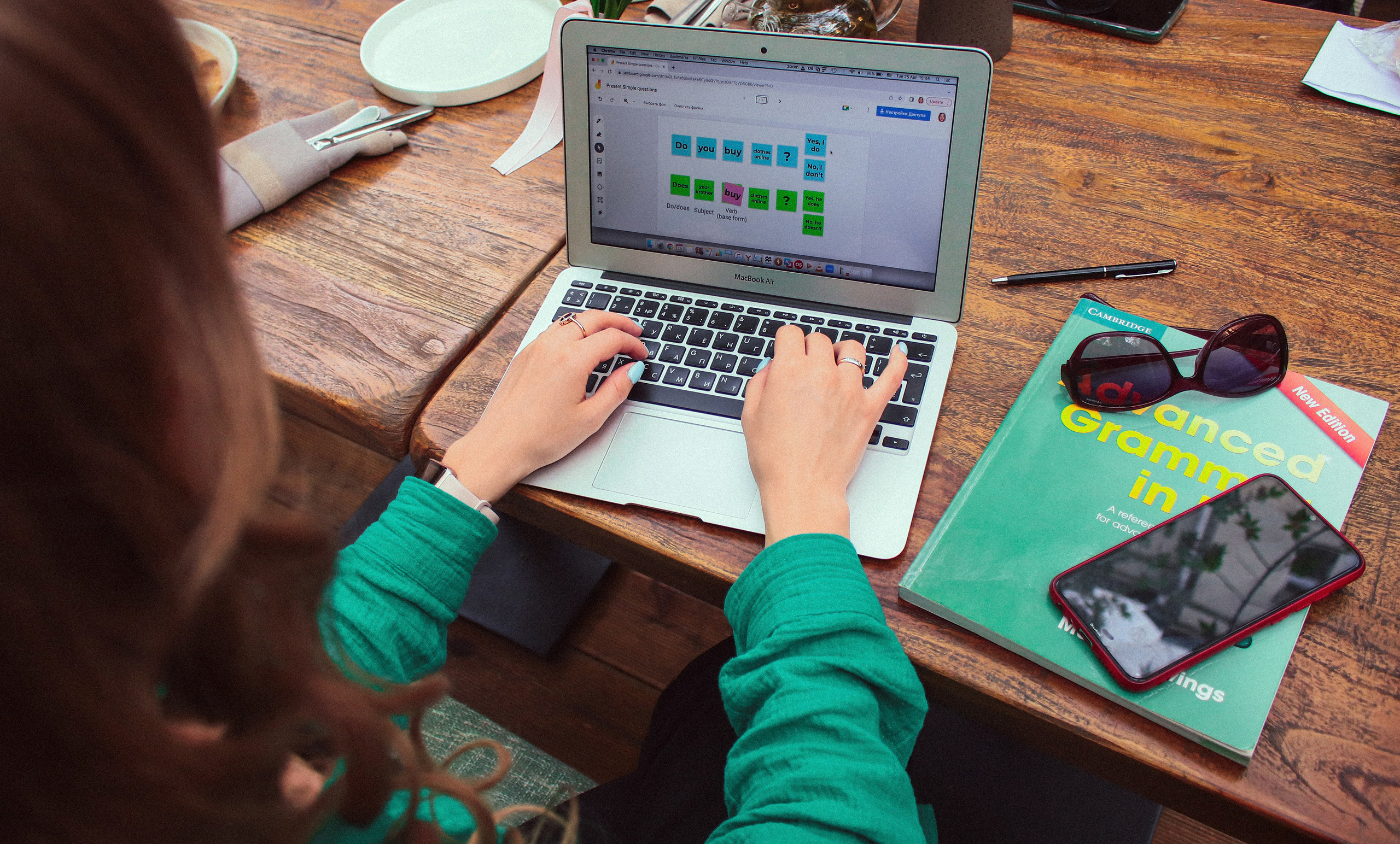 Весенний контент для репетитора по английскому. Фотограф Химки Анна Татарских