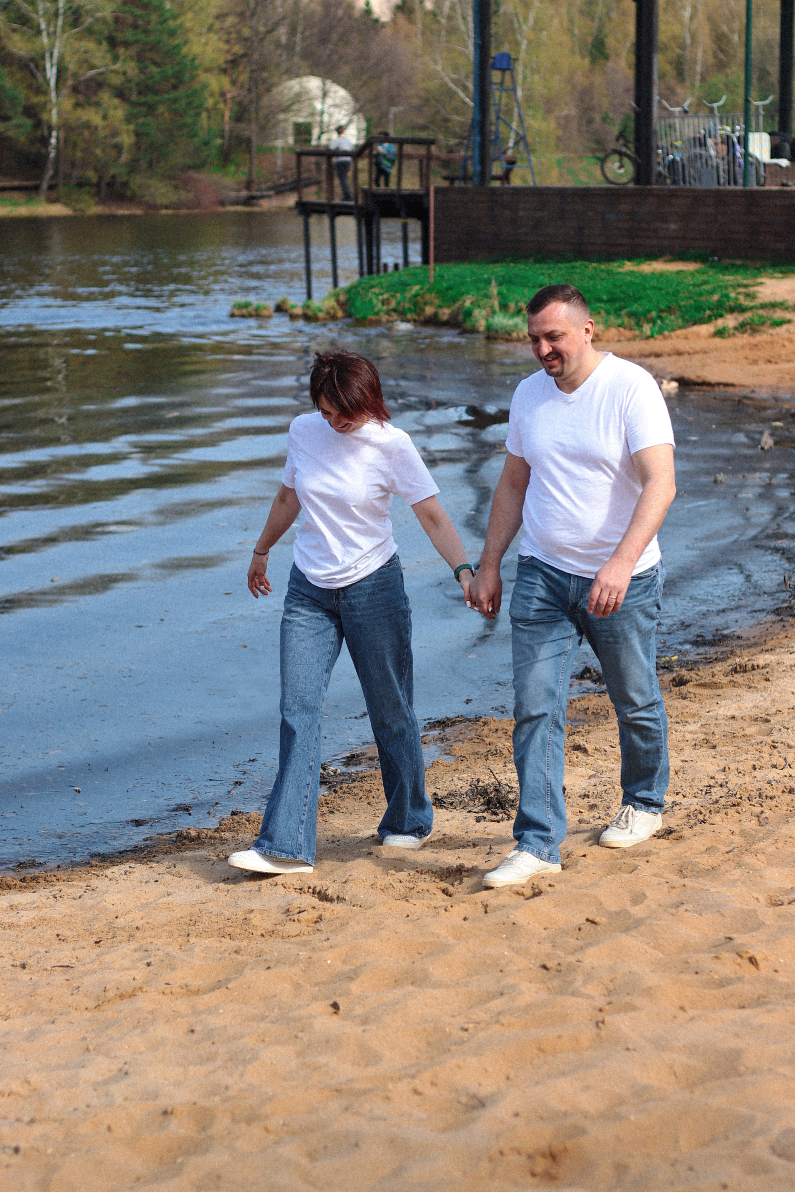 Фотосессия у воды, Оля и Иван. Фотограф Химки Анна Татарских