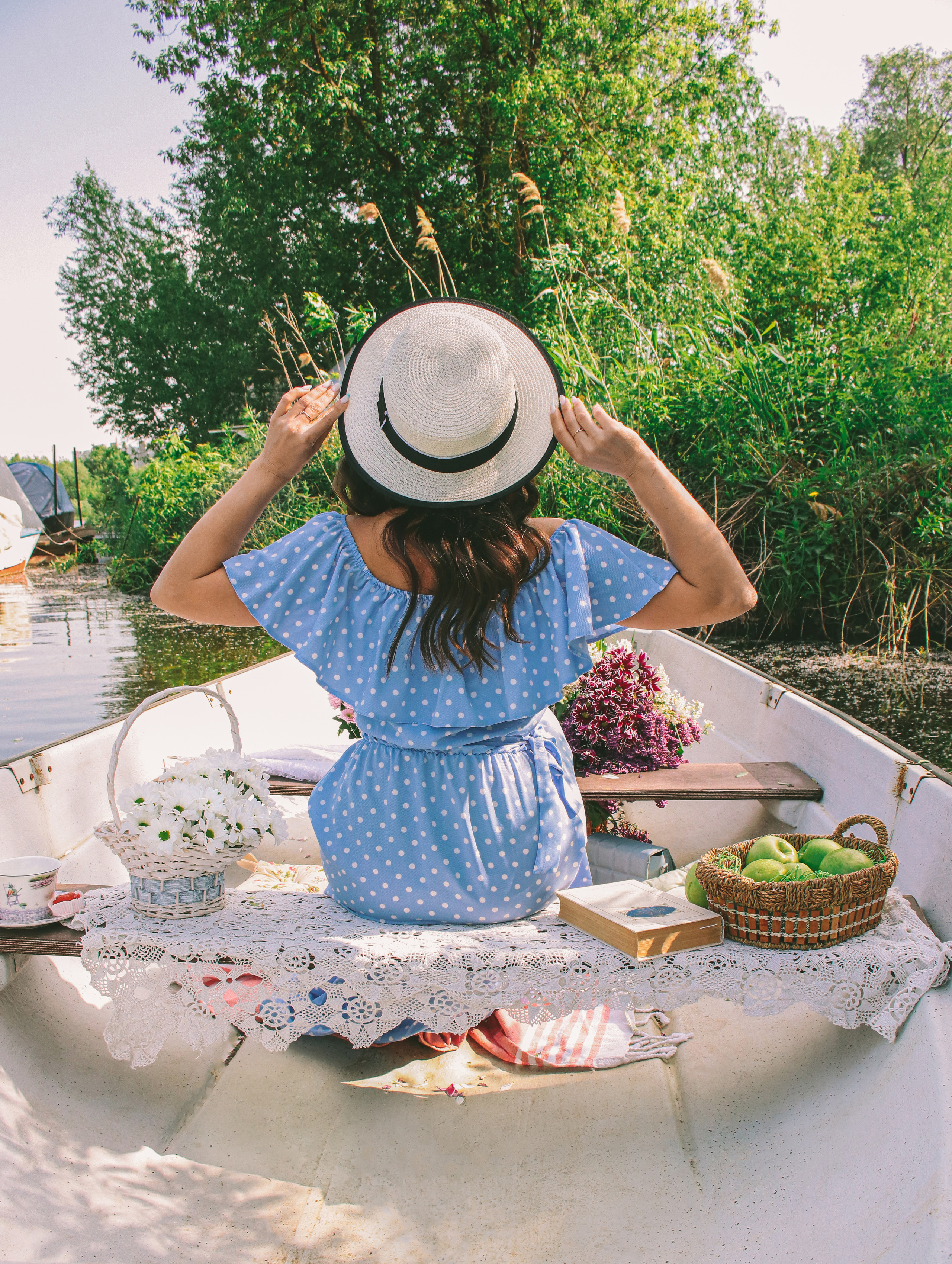 Фотопроект Лодочка с цветами. Фотограф Химки Анна Татарских