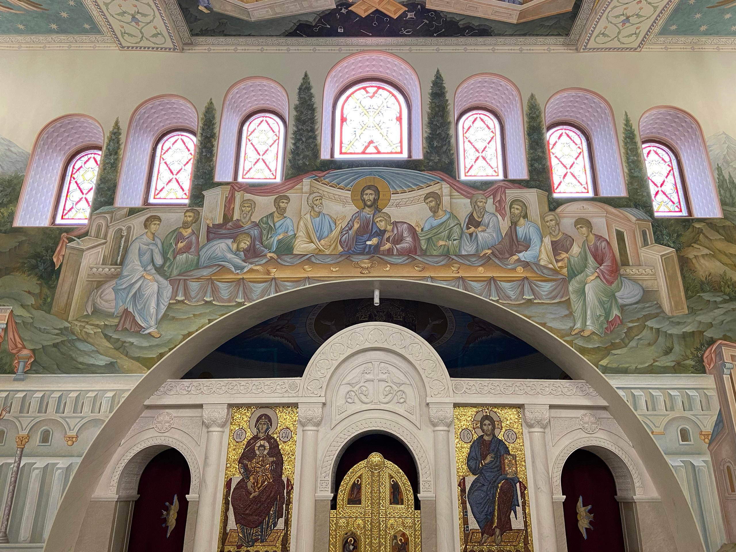 Историческая Архиерейская резиденция. г. Владикавказ. Художник монументалист, иконописец Красовский Илья