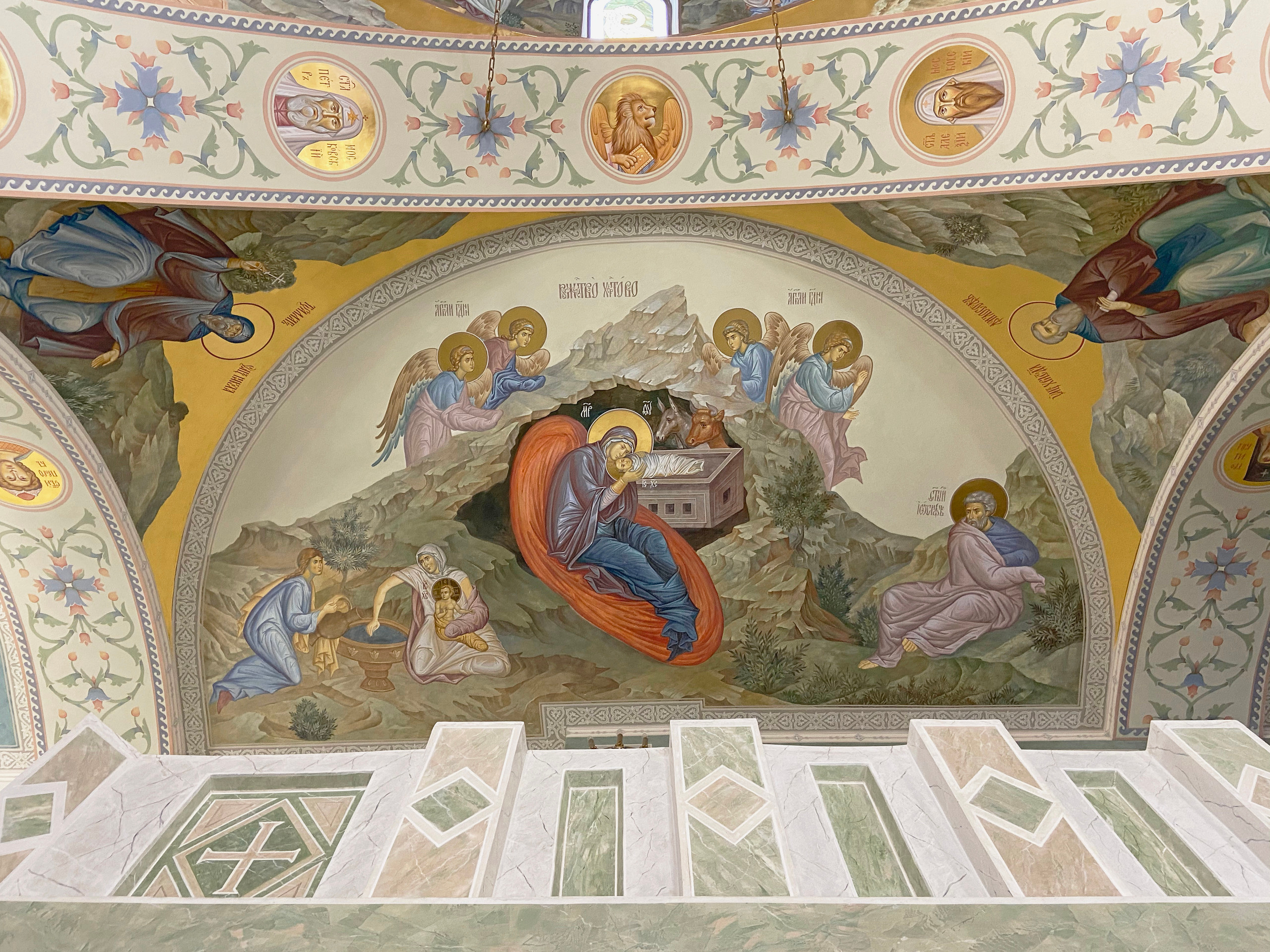 Историческая Архиерейская резиденция. г. Владикавказ. Художник монументалист, иконописец Красовский Илья