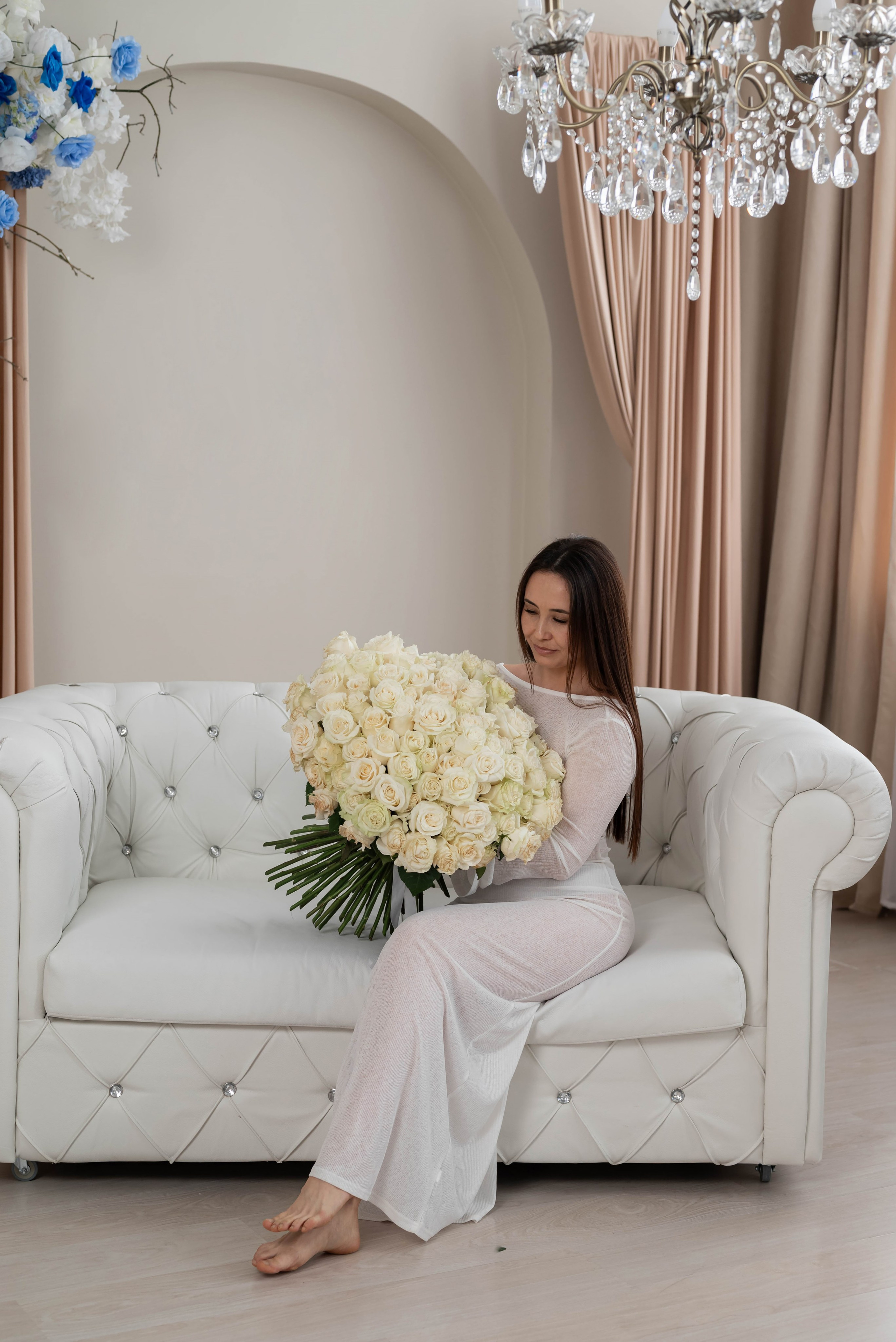 Фотопроект 101 белая роза 2026 год. Фотограф в городе Салават