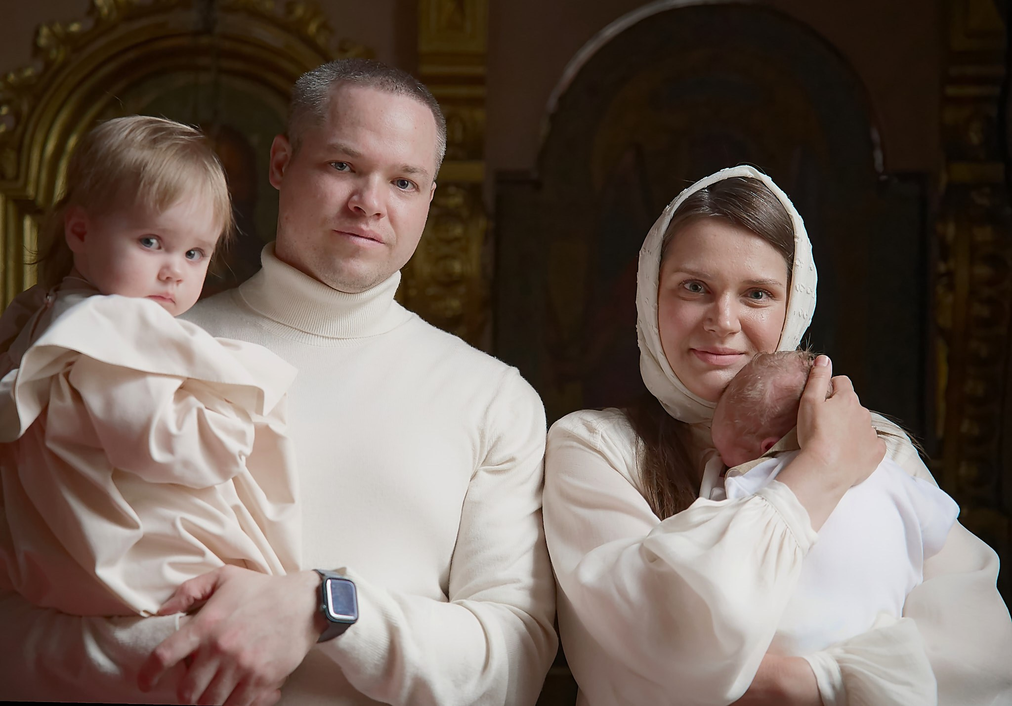 Таинство Крещения на Светлой Седмице. Фотограф в Москве