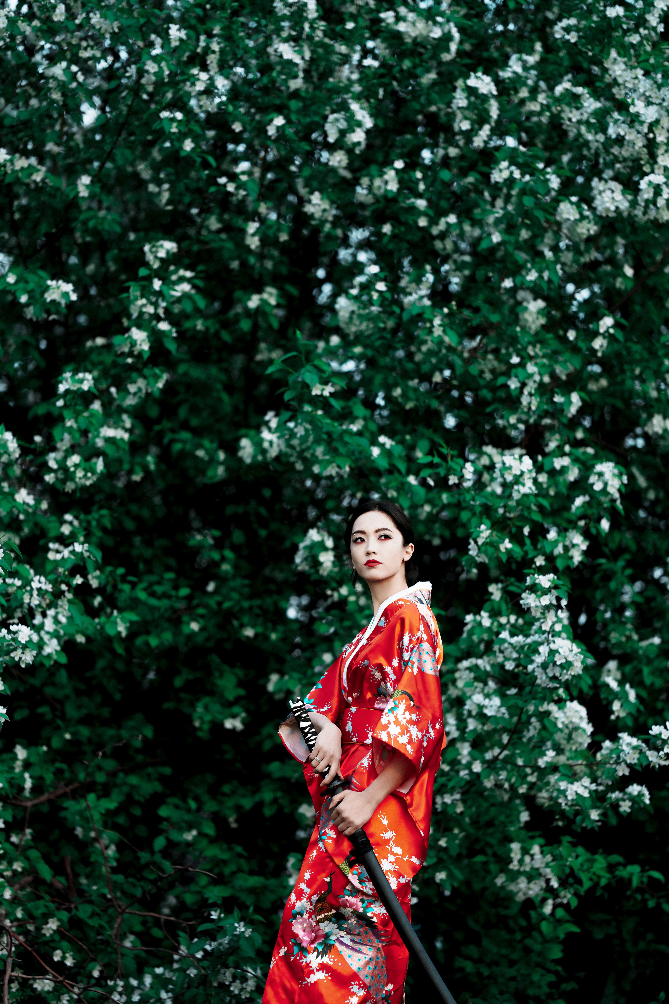 Гейша в саду. Фотограф в Москве Павел Моисеев