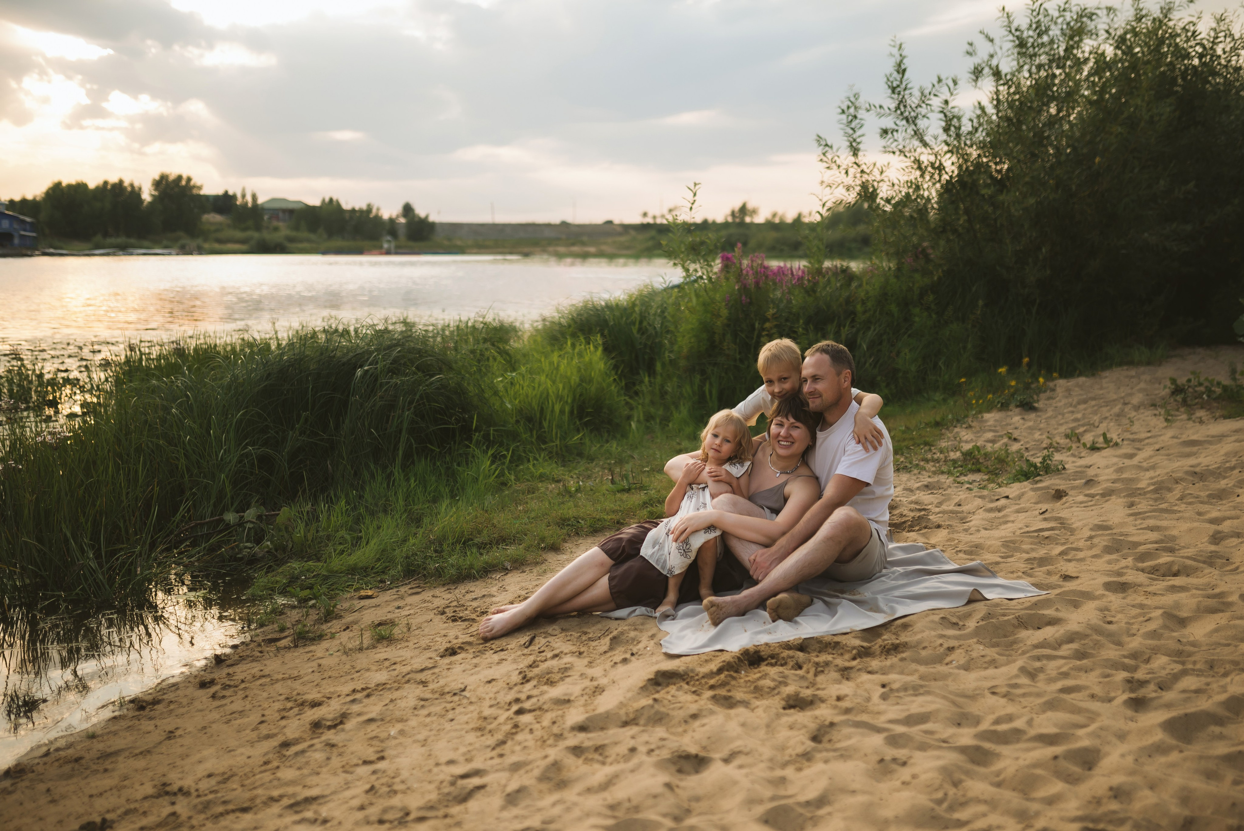 Света, Максим, Никита и Даша. Семейный и портретный фотограф Нижний Новгород