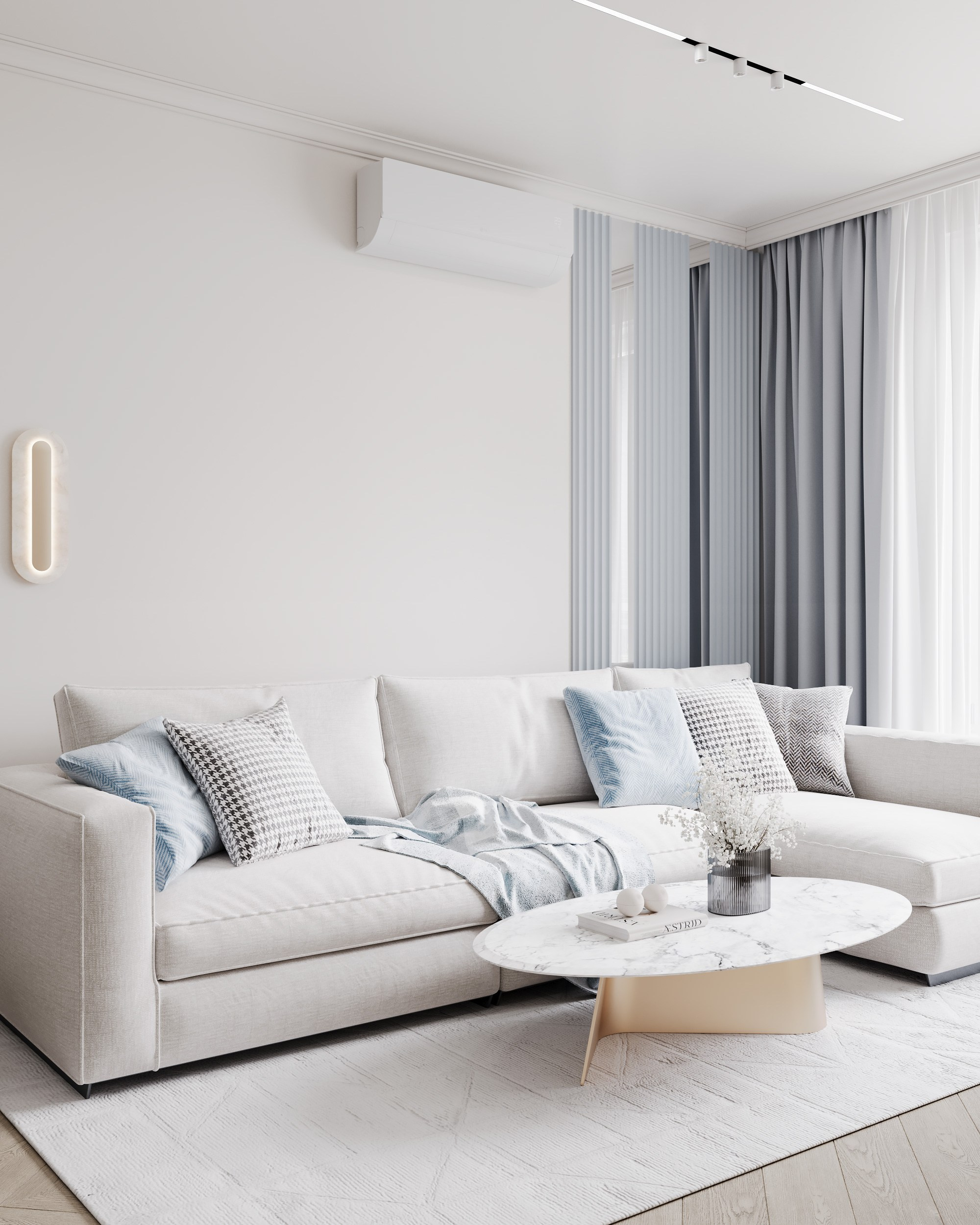 Проект 9 ЖК Западный порт 80 м². Artstudio17 Дизайн-студия Ирины Чабан в Москве