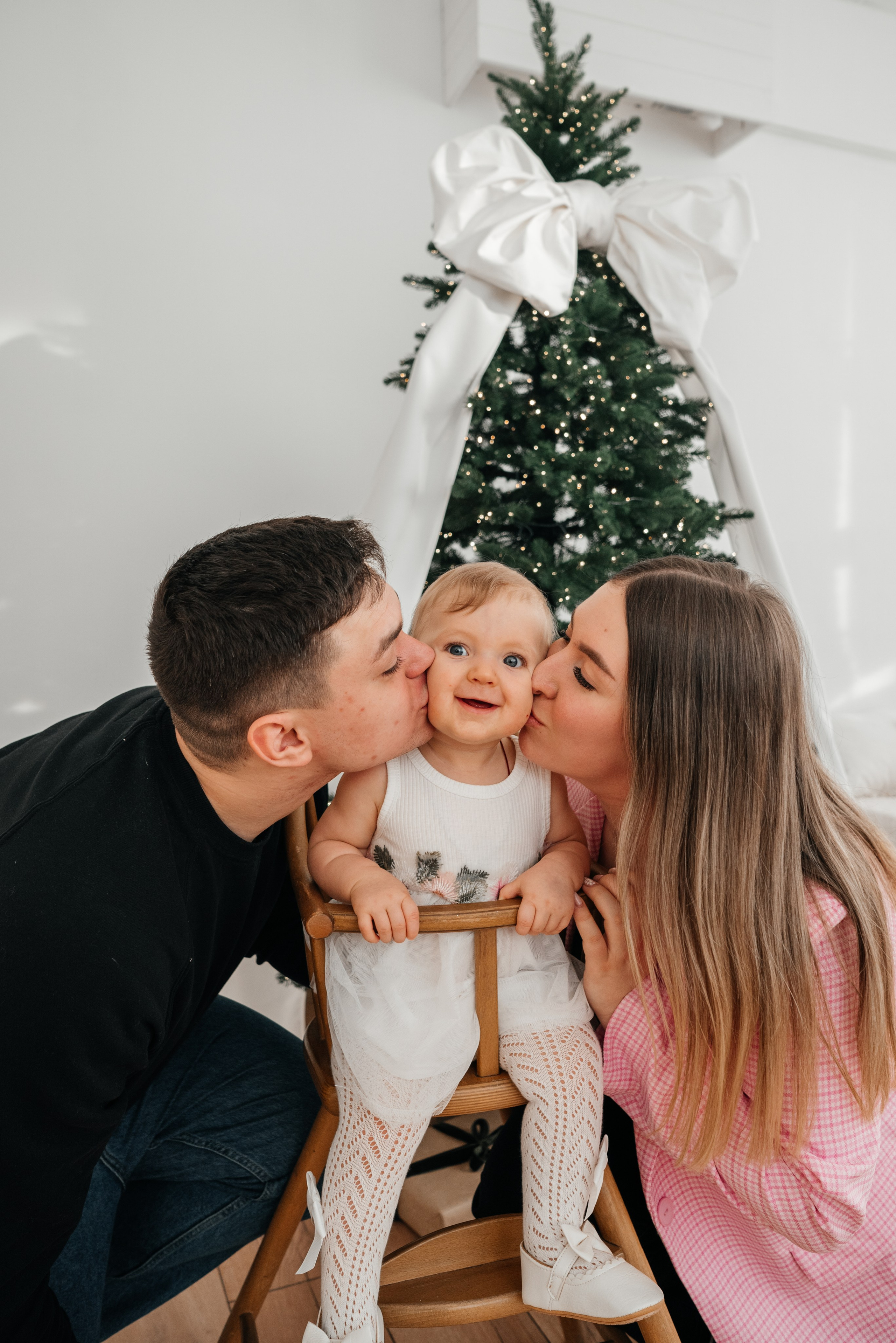 Семейная съемка к Новому году. Фотограф Анастасия Фомина