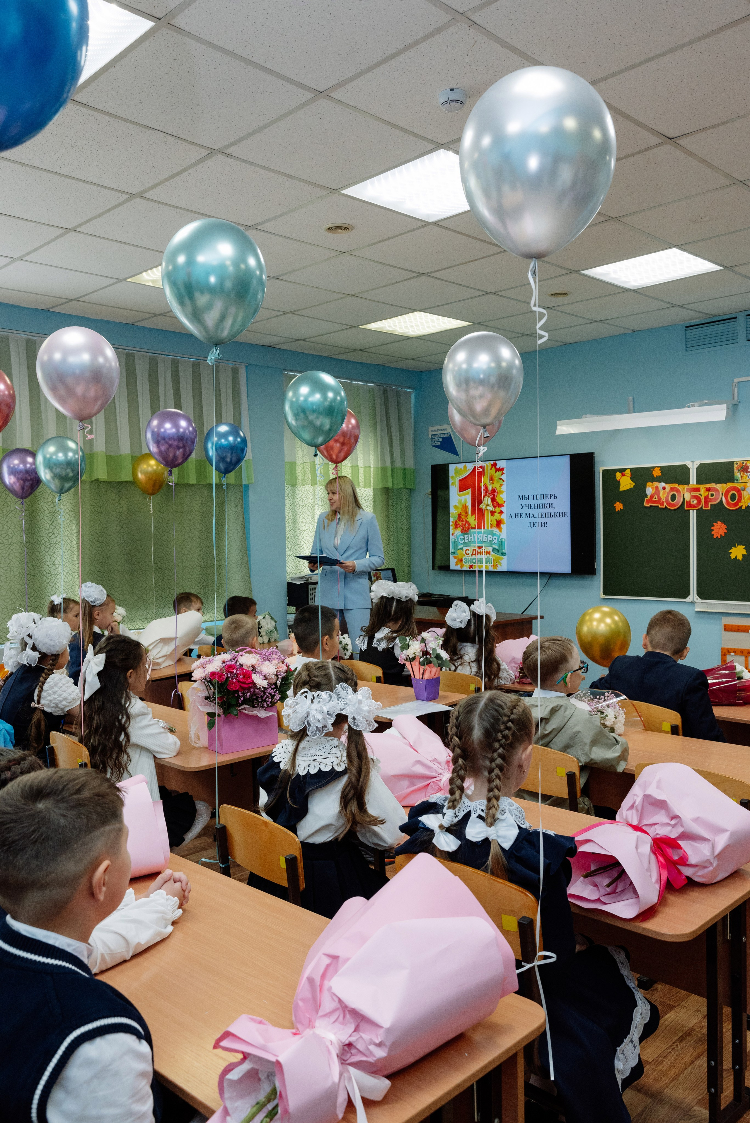Первый раз в 1 класс!). Фотограф Анастасия Фомина
