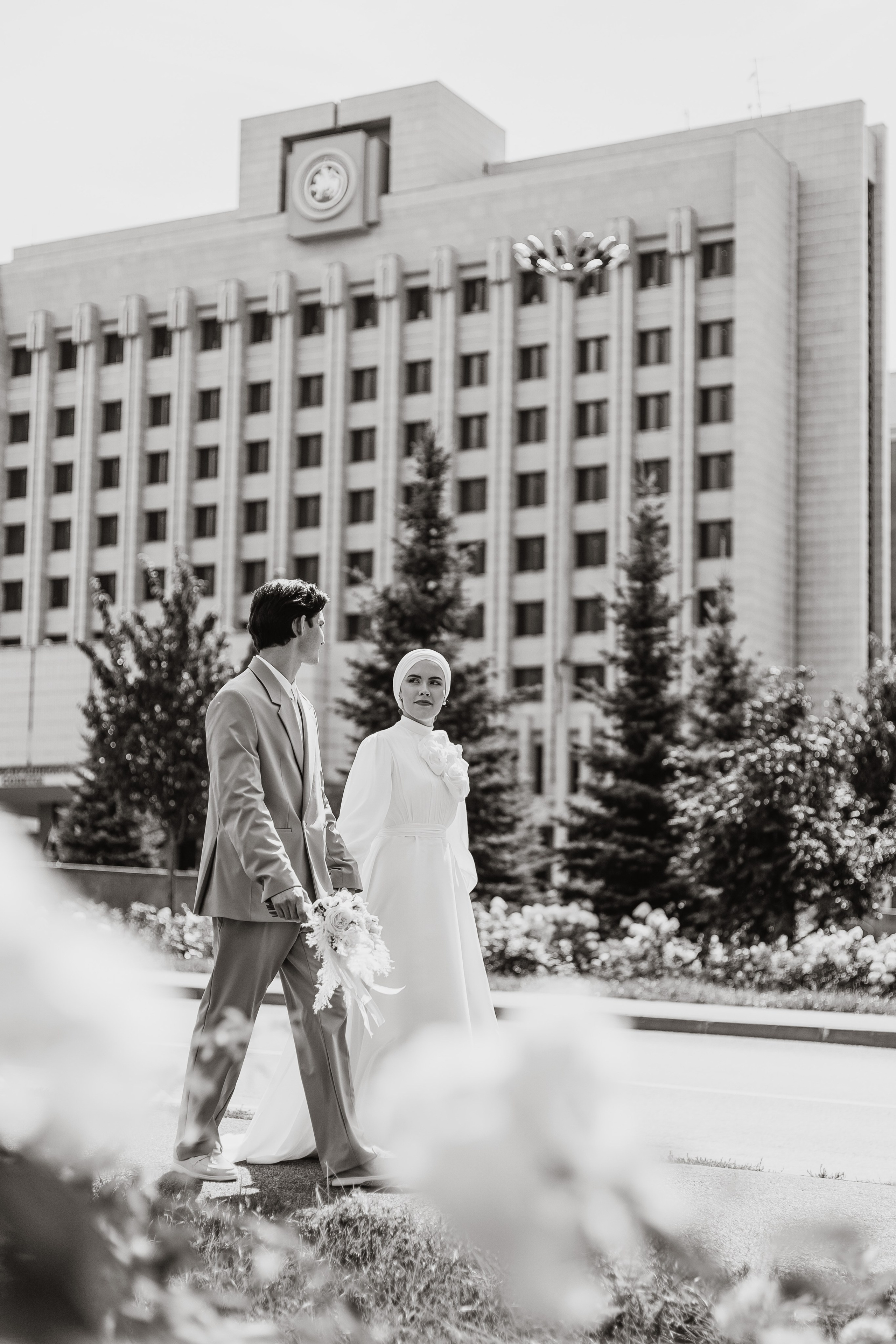 свадебная фотосессия в парке, свадебный фотограф Казань