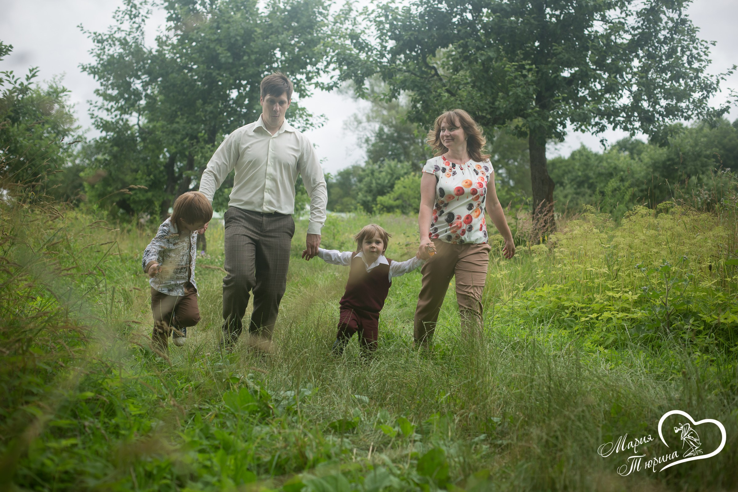 Семейная прогулка. Свадебная фотосъёмка в Москве, Туле
