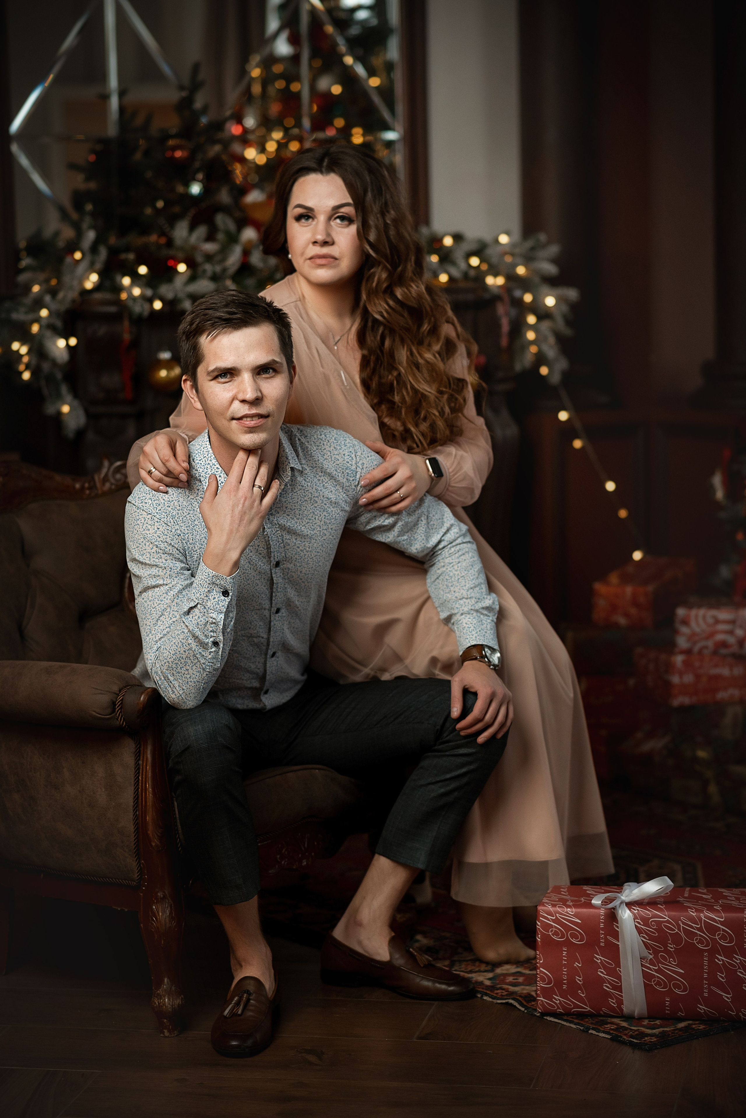 Новогодняя истори Серёжи, Сони и Миши. Семейный фотограф в Ростове-на-Дону Татьяна Литвинова