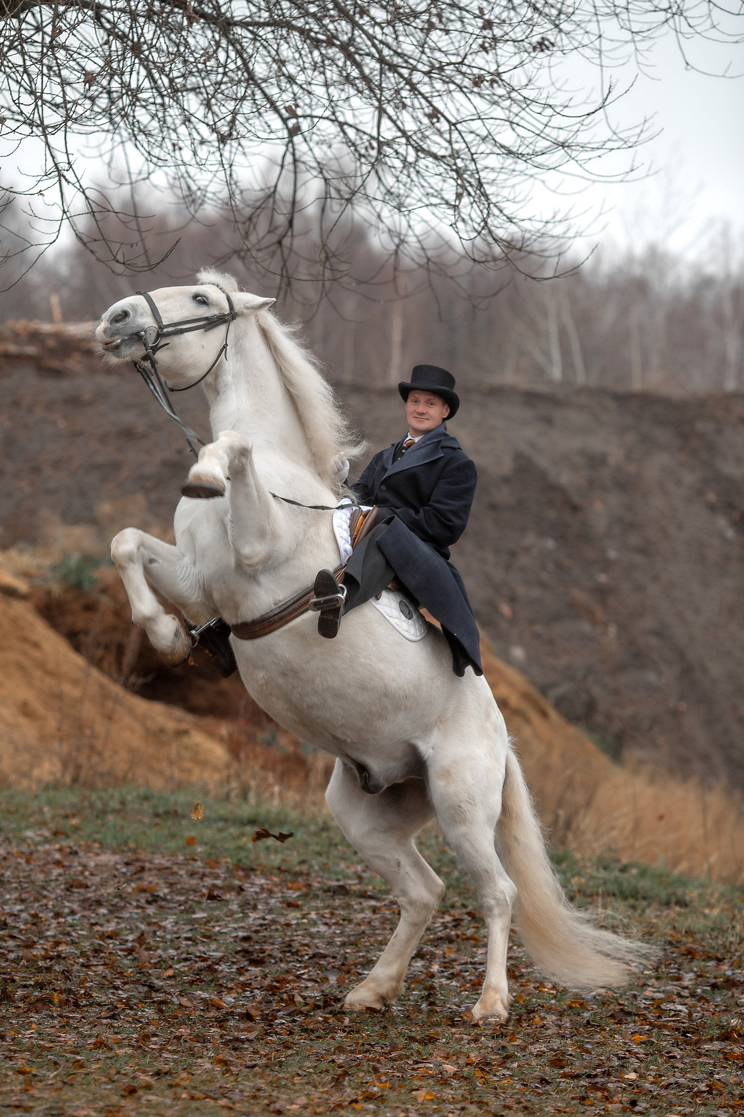 Оксана и Михаил. Фотосессия с лошадьми в Нижнем Новгороде