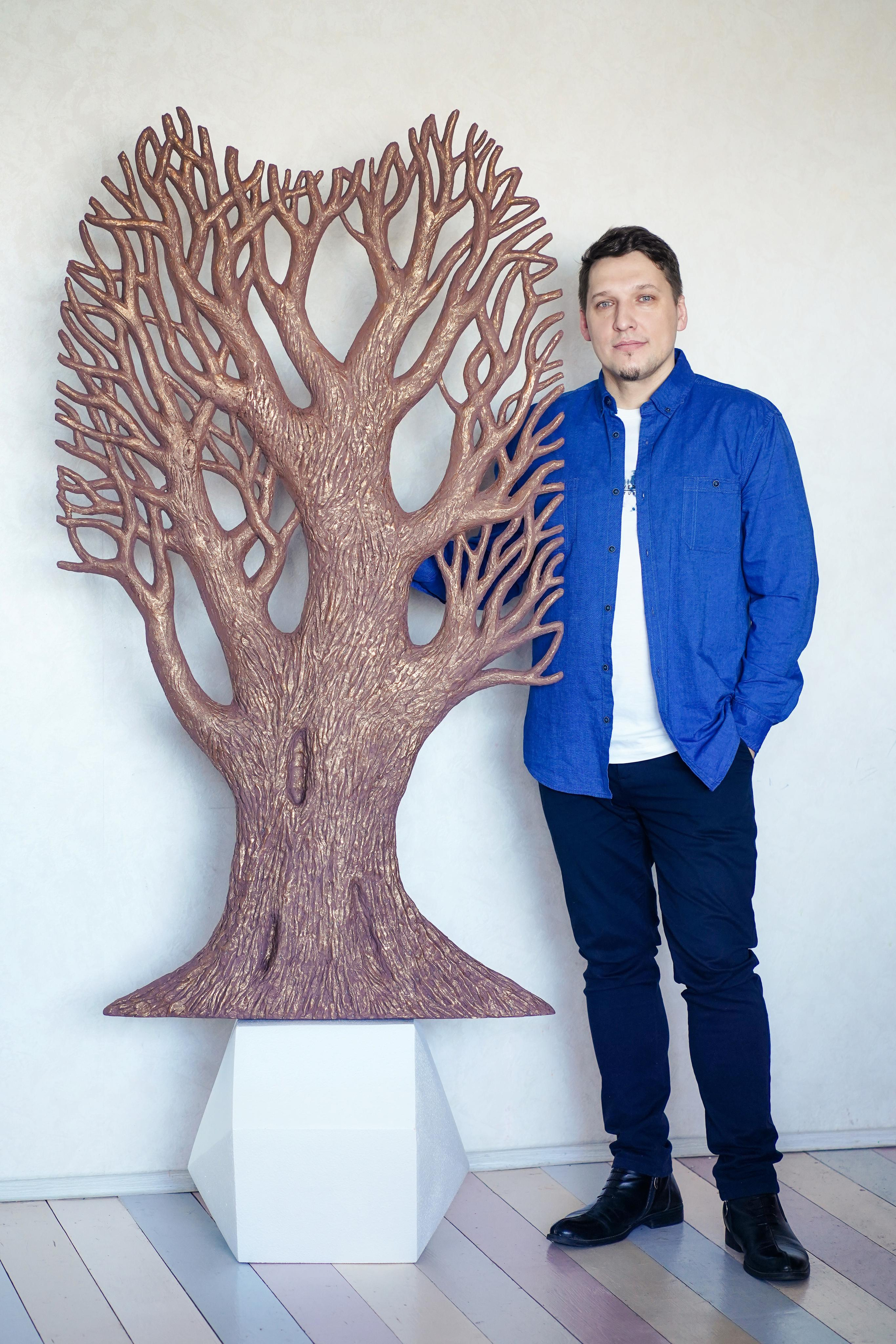 Древо для ландшафтного бюро«Green Park. Скульптор в Екатеринбурге Лобанов Сергей