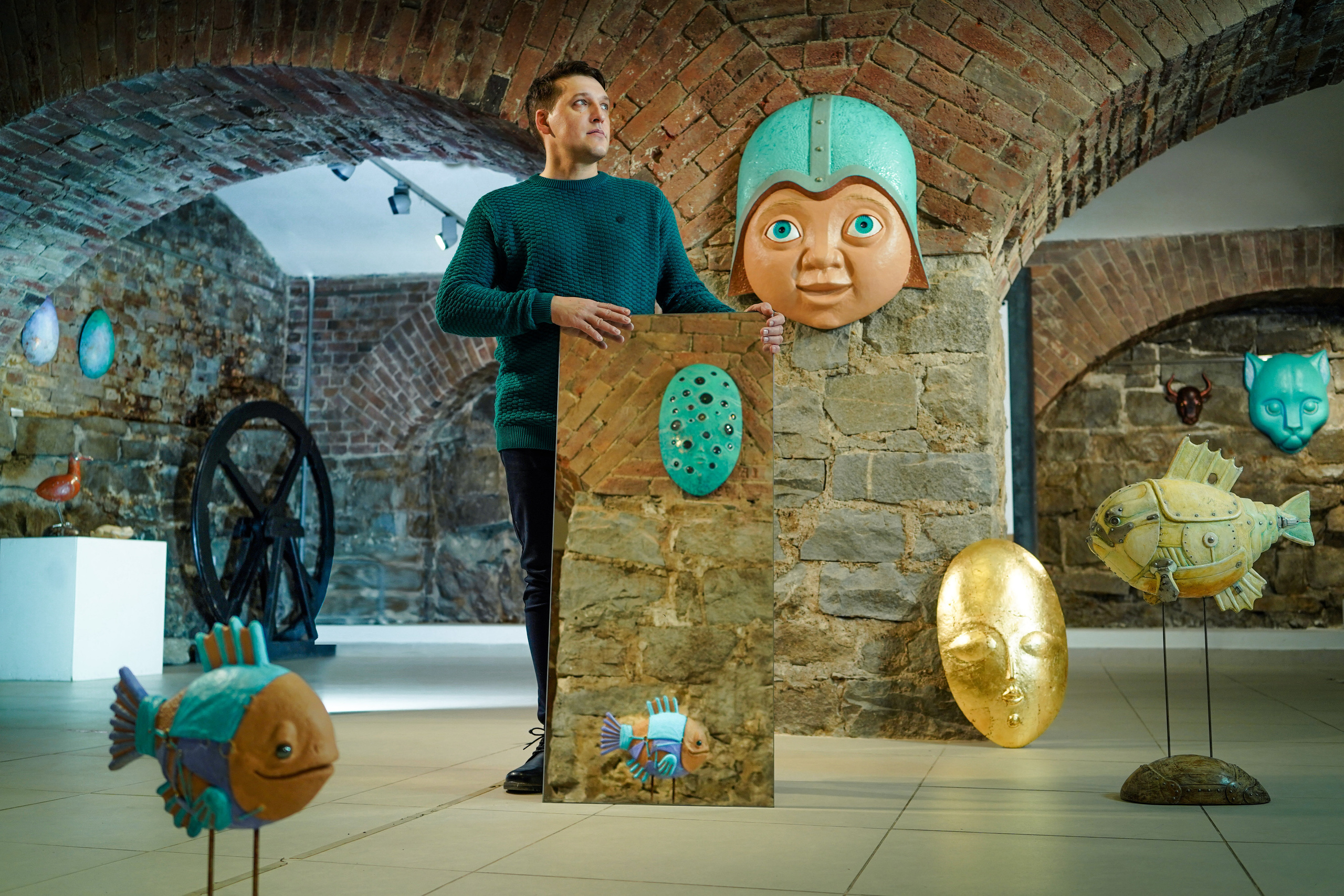 Нарядная рыбка. Скульптор в Екатеринбурге Лобанов Сергей