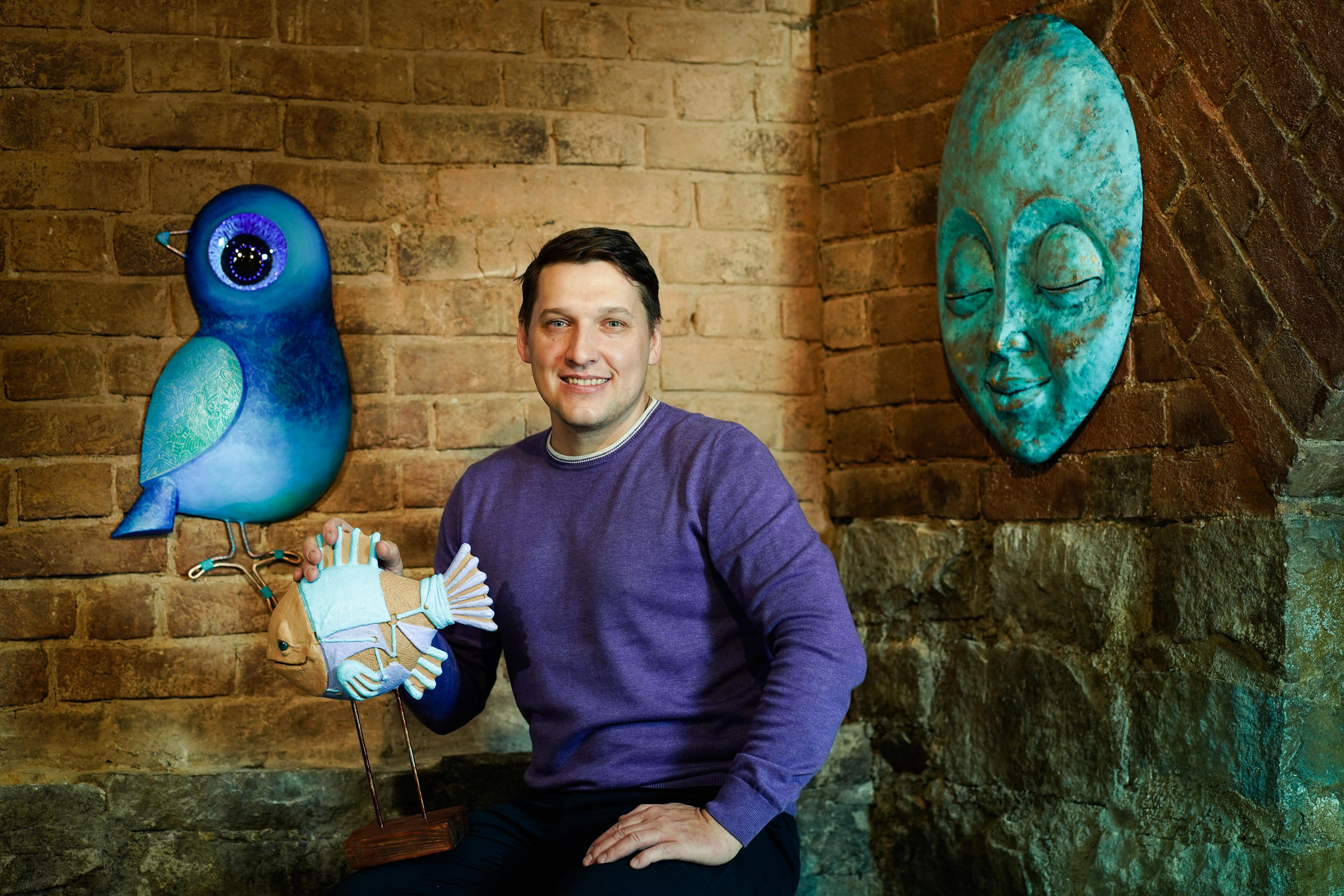 Нарядная рыбка. Скульптор в Екатеринбурге Лобанов Сергей