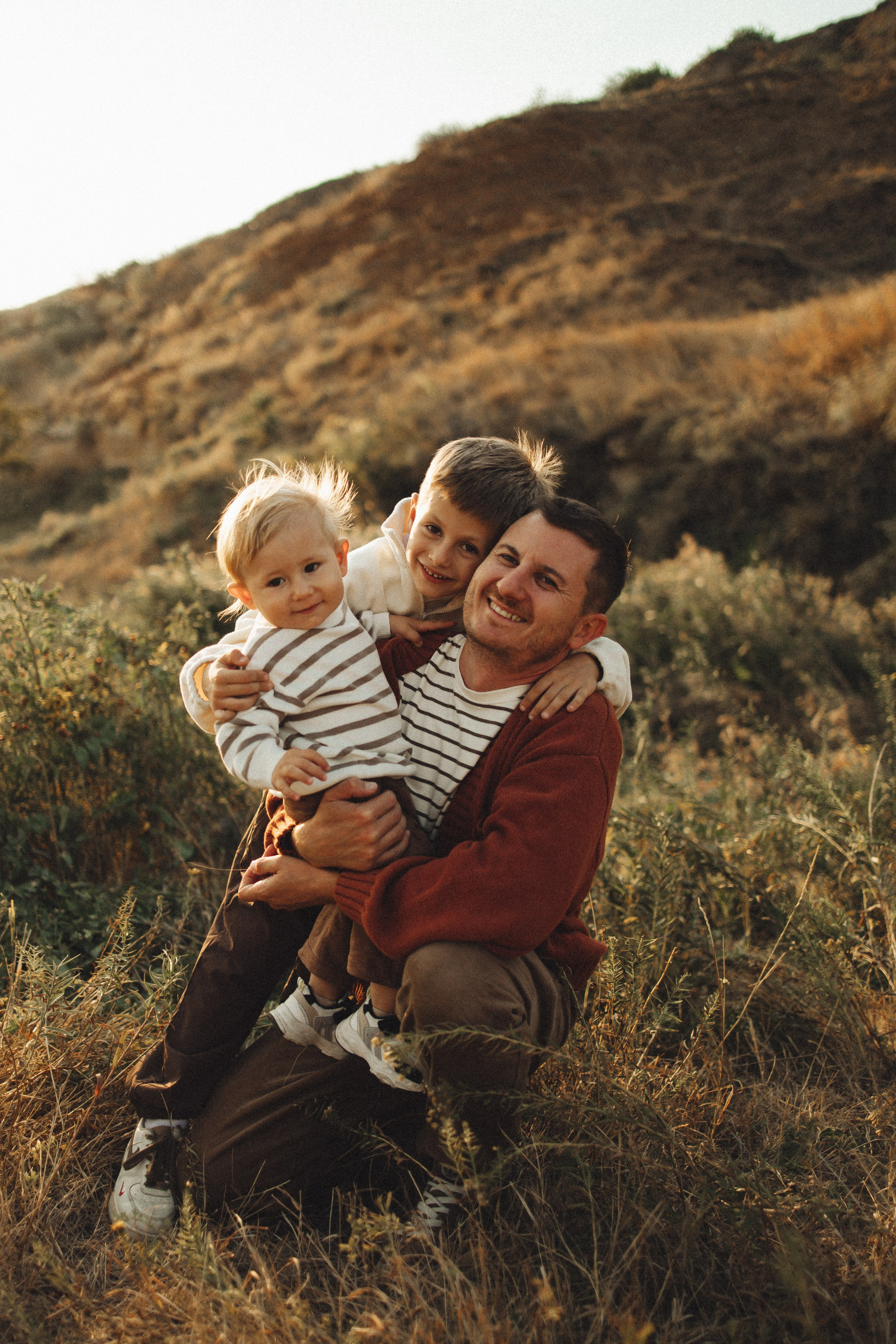 Семейная история, закат в Мержаново. Семейный и детский фотограф, таганрог, ростов-на-дону