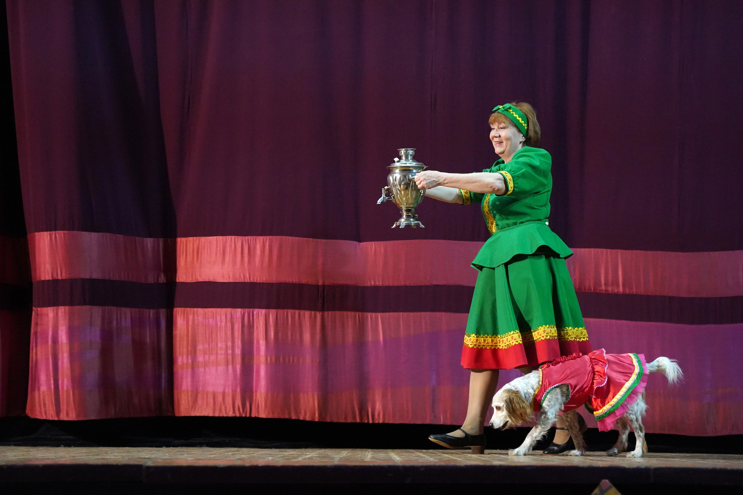 Цирк дрессированных собак. Фотограф Наталья Погодина в г. Обнинске