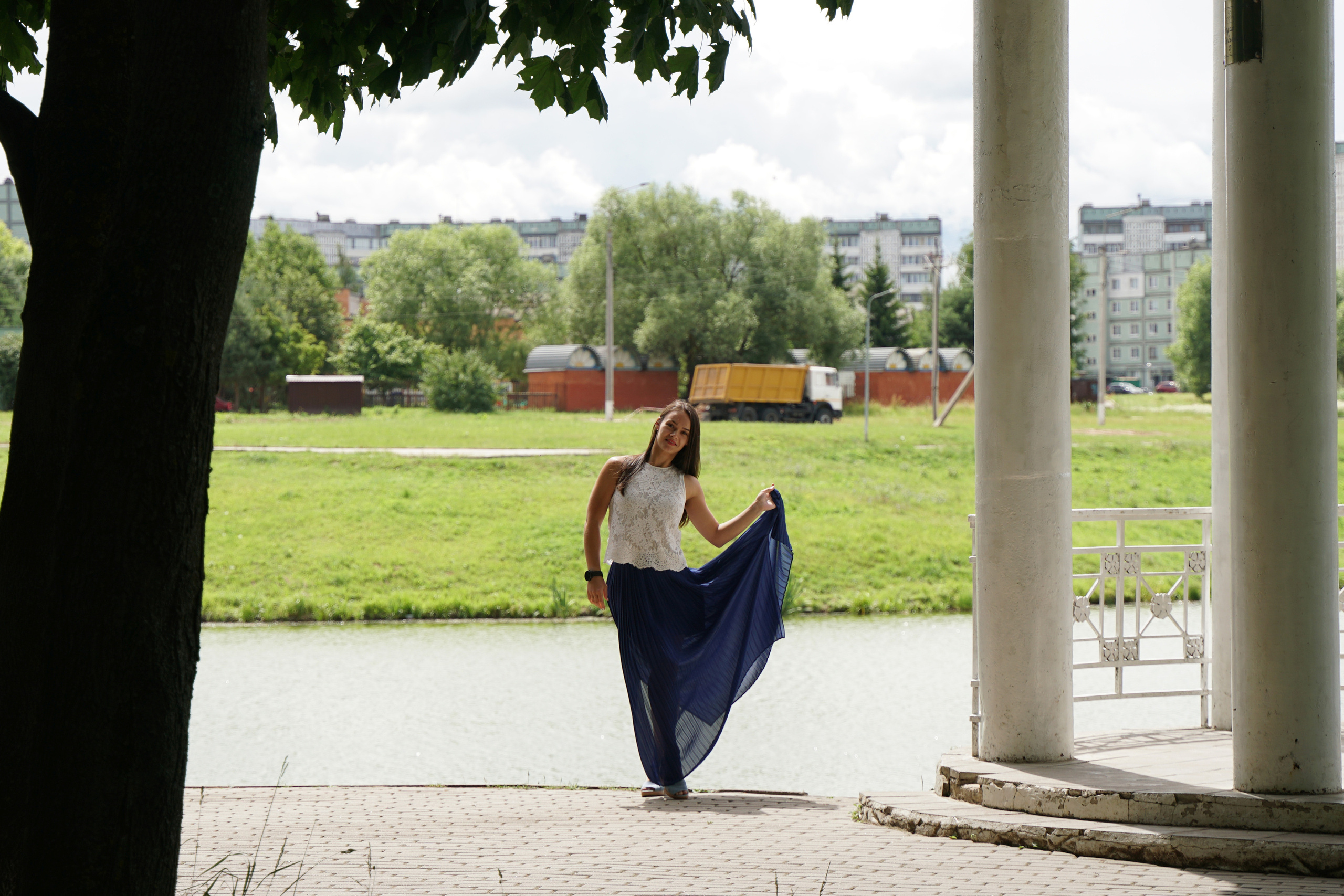 Семейная фотосессия на прогулке в Белкинском парке г. Обнинска. Фотограф Наталья Погодина в г. Обнинске