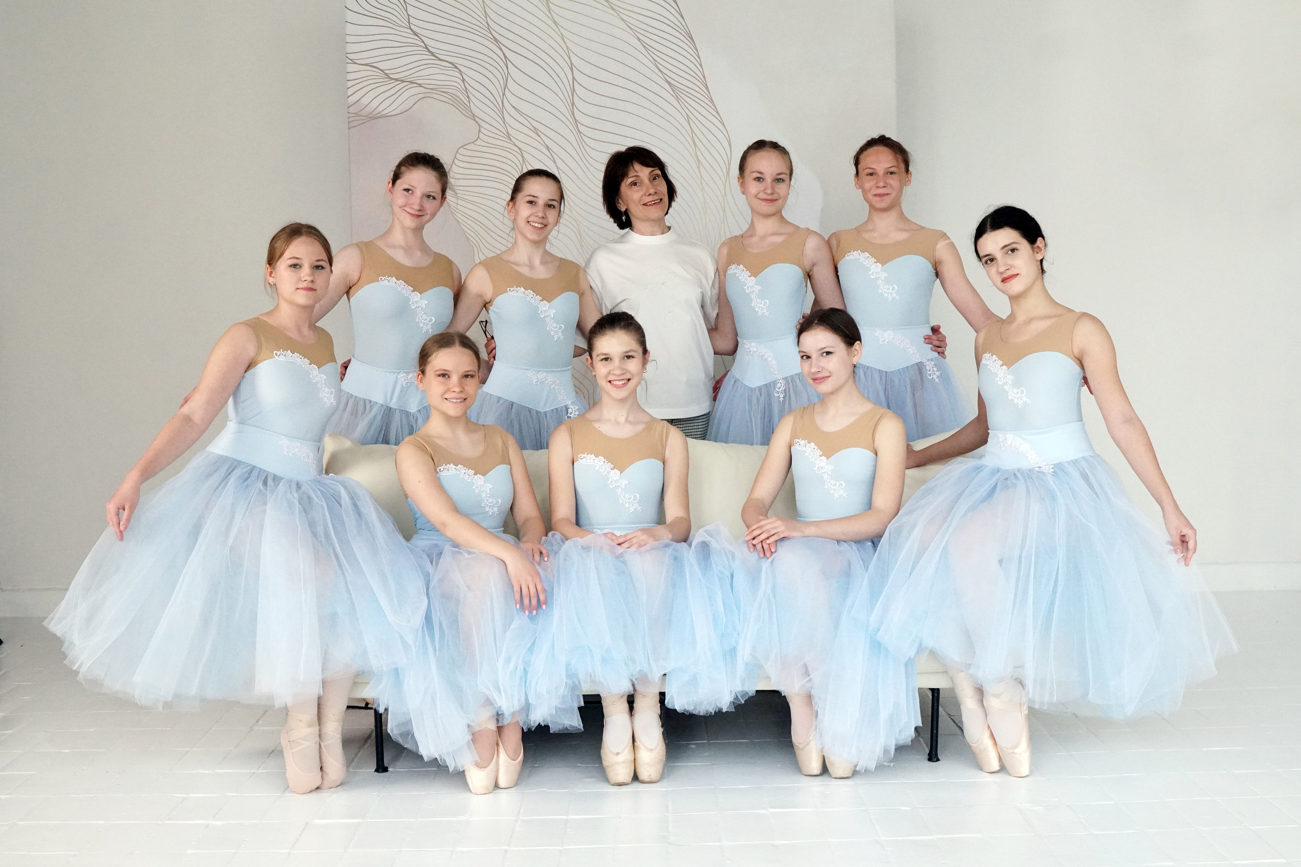 Съемка коллектива театра балета Подснежник. Фотограф Наталья Погодина в г. Обнинске