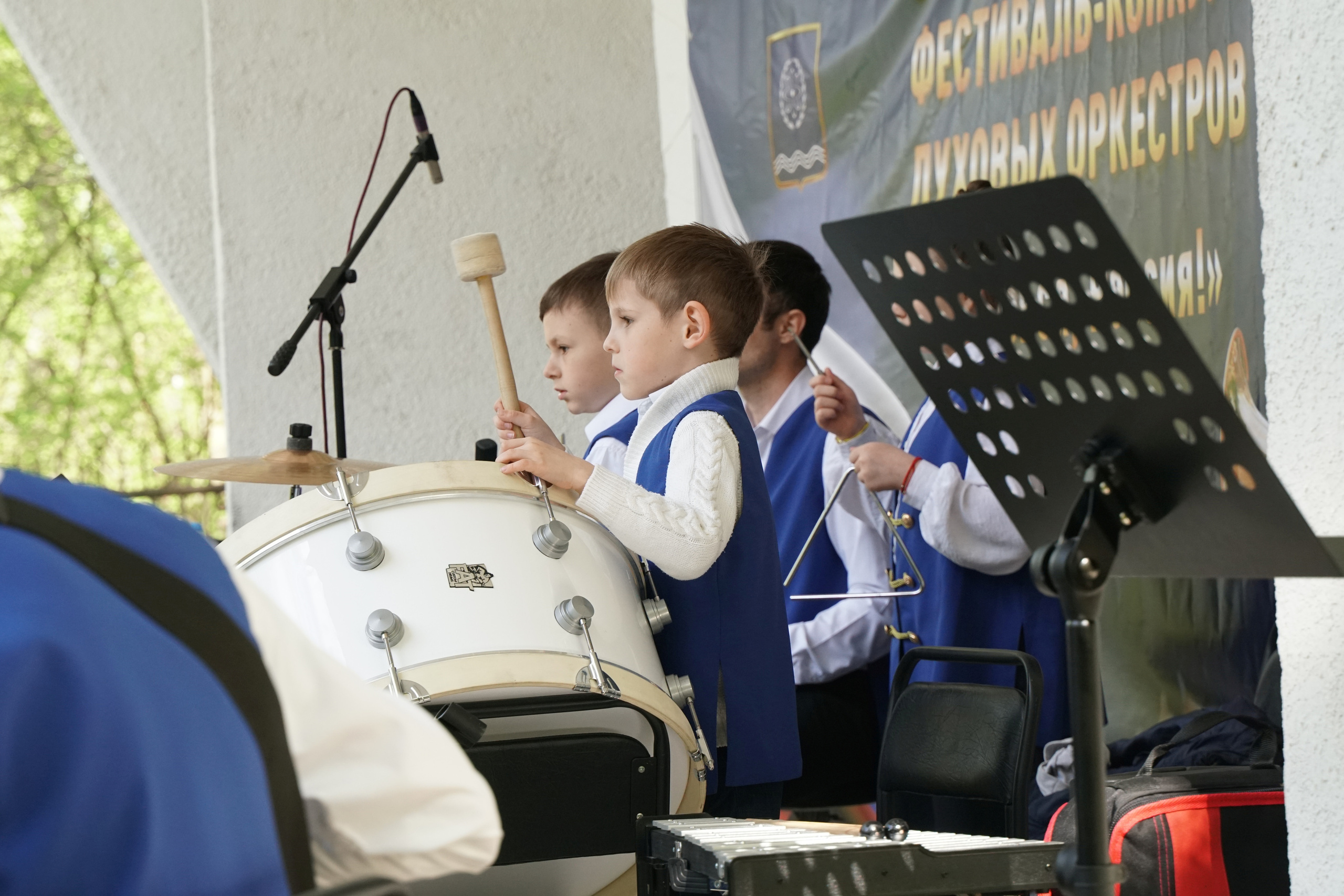 Конкурс оркестров в парке. Фотограф Наталья Погодина в г. Обнинске