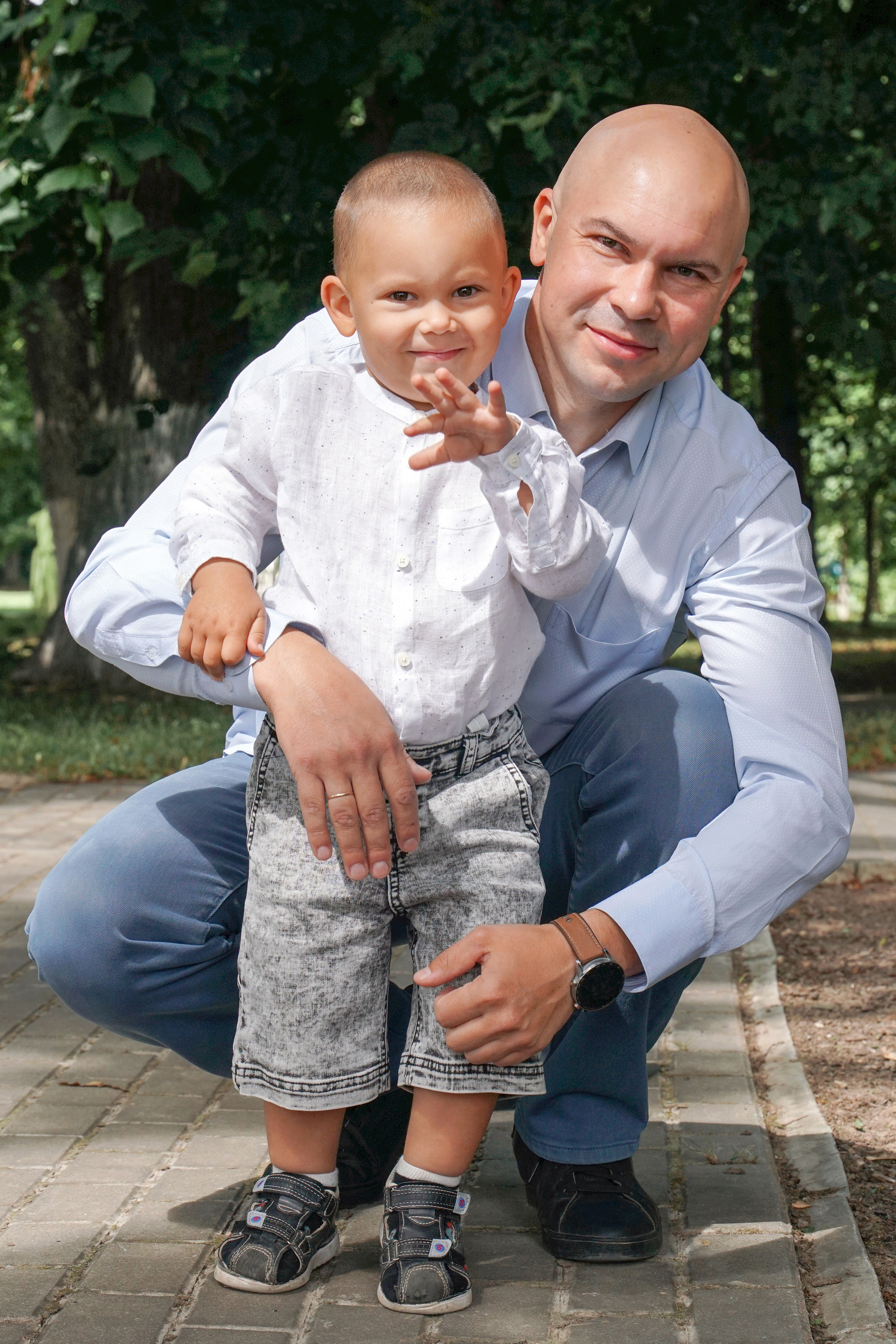 Семейная фотосессия на прогулке в Белкинском парке г. Обнинска. Фотограф Наталья Погодина в г. Обнинске