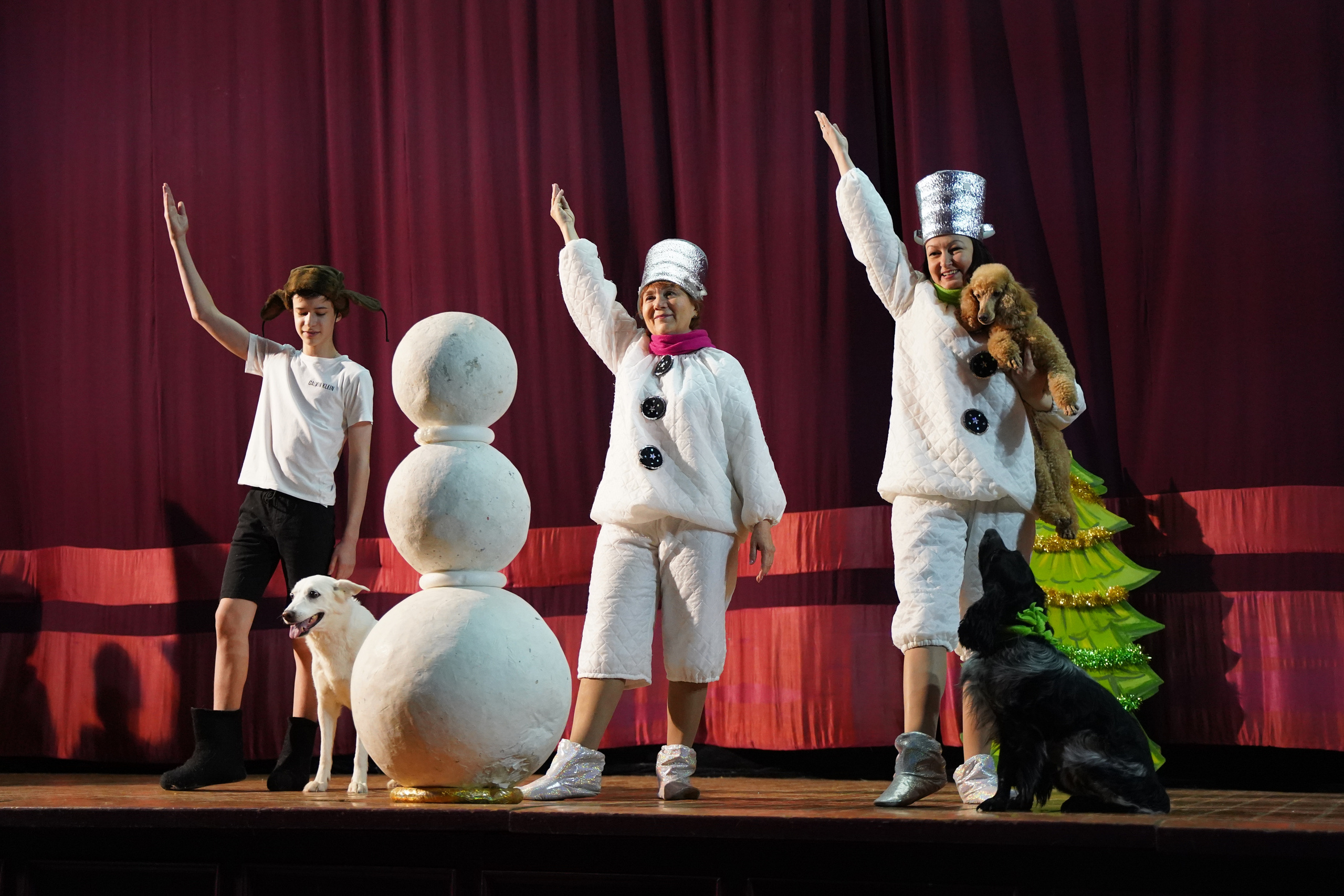 Цирк дрессированных собак. Фотограф Наталья Погодина в г. Обнинске