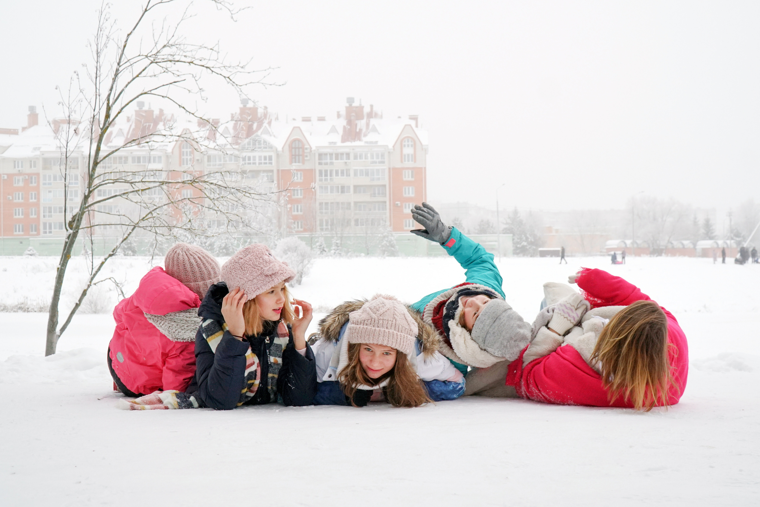 Зимняя семейная фотосессия в парке. Фотограф Наталья Погодина в г. Обнинске