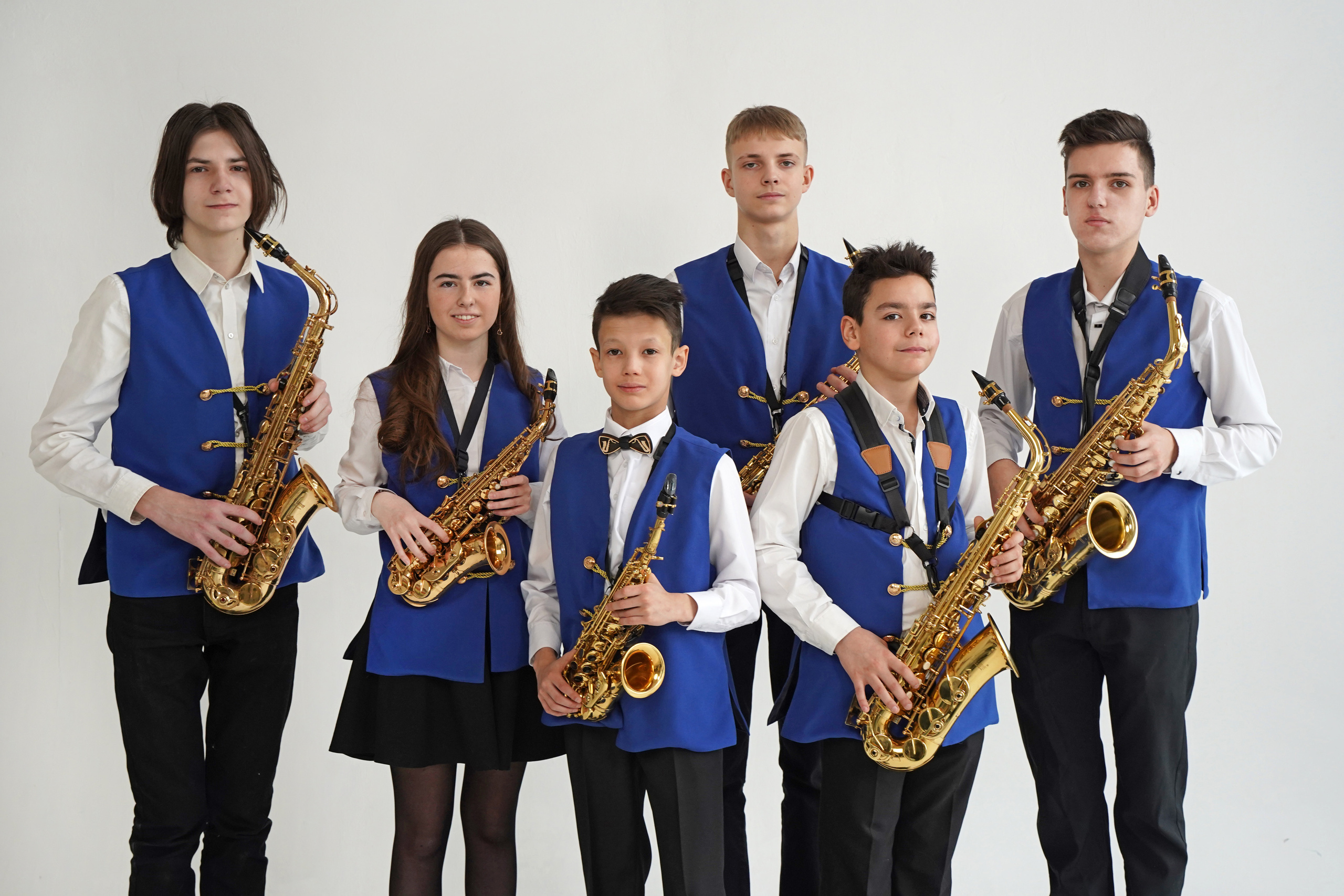 Групповая съемка детского духового оркестра ДШИ № 1 г.Обнинска. Фотограф Наталья Погодина в г. Обнинске