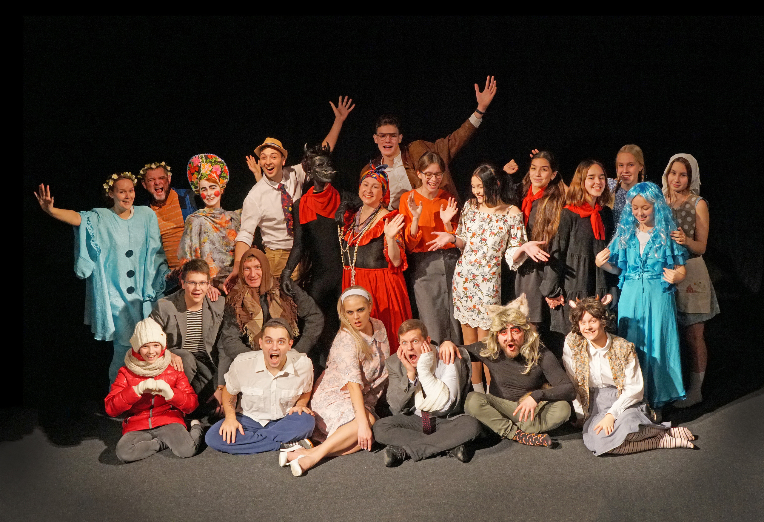 Театральная студия. Съемка для календаря. Фотограф Наталья Погодина в г. Обнинске