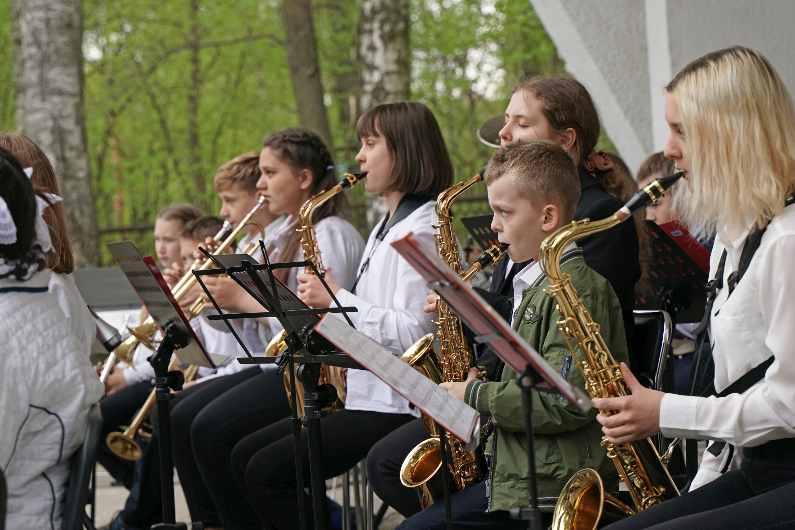 Конкурс оркестров в парке. Фотограф Наталья Погодина в г. Обнинске