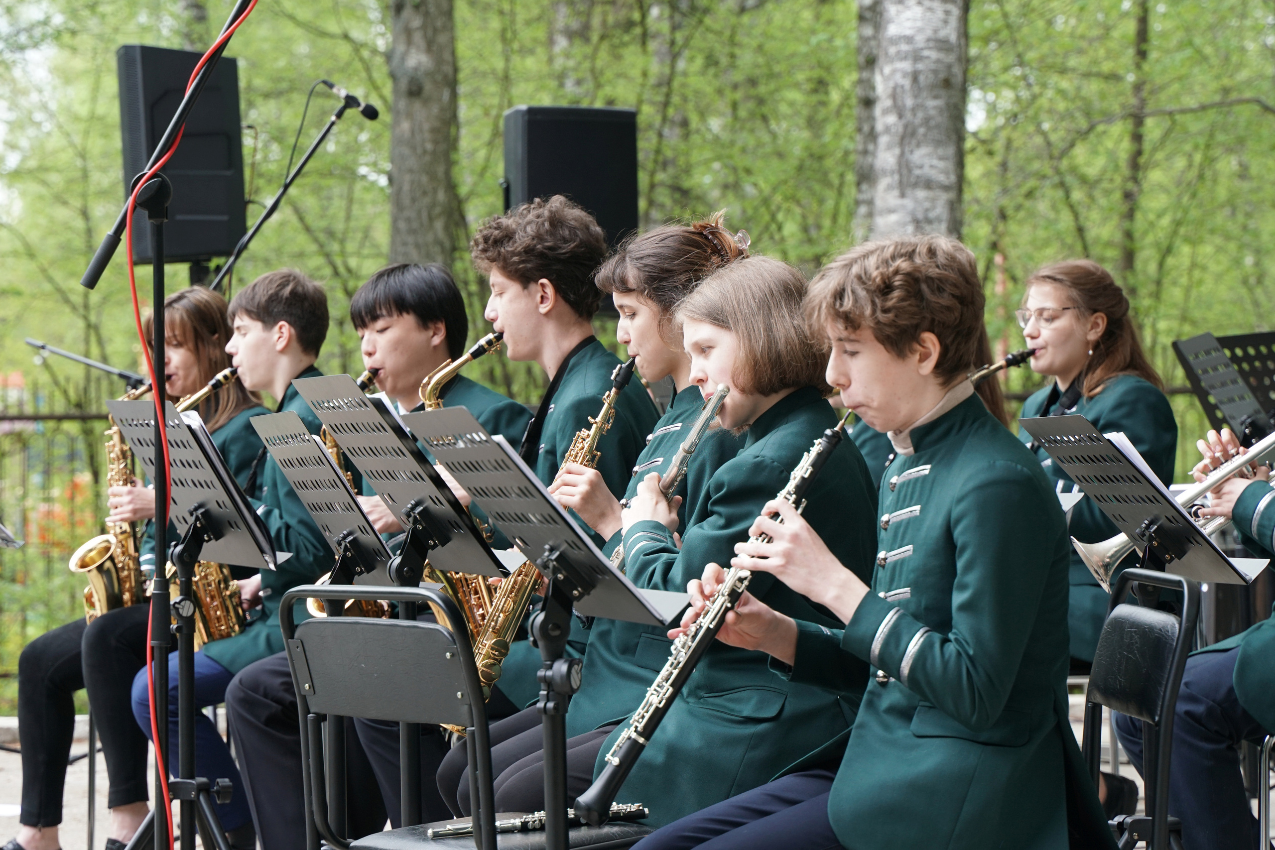 Конкурс оркестров в парке. Фотограф Наталья Погодина в г. Обнинске