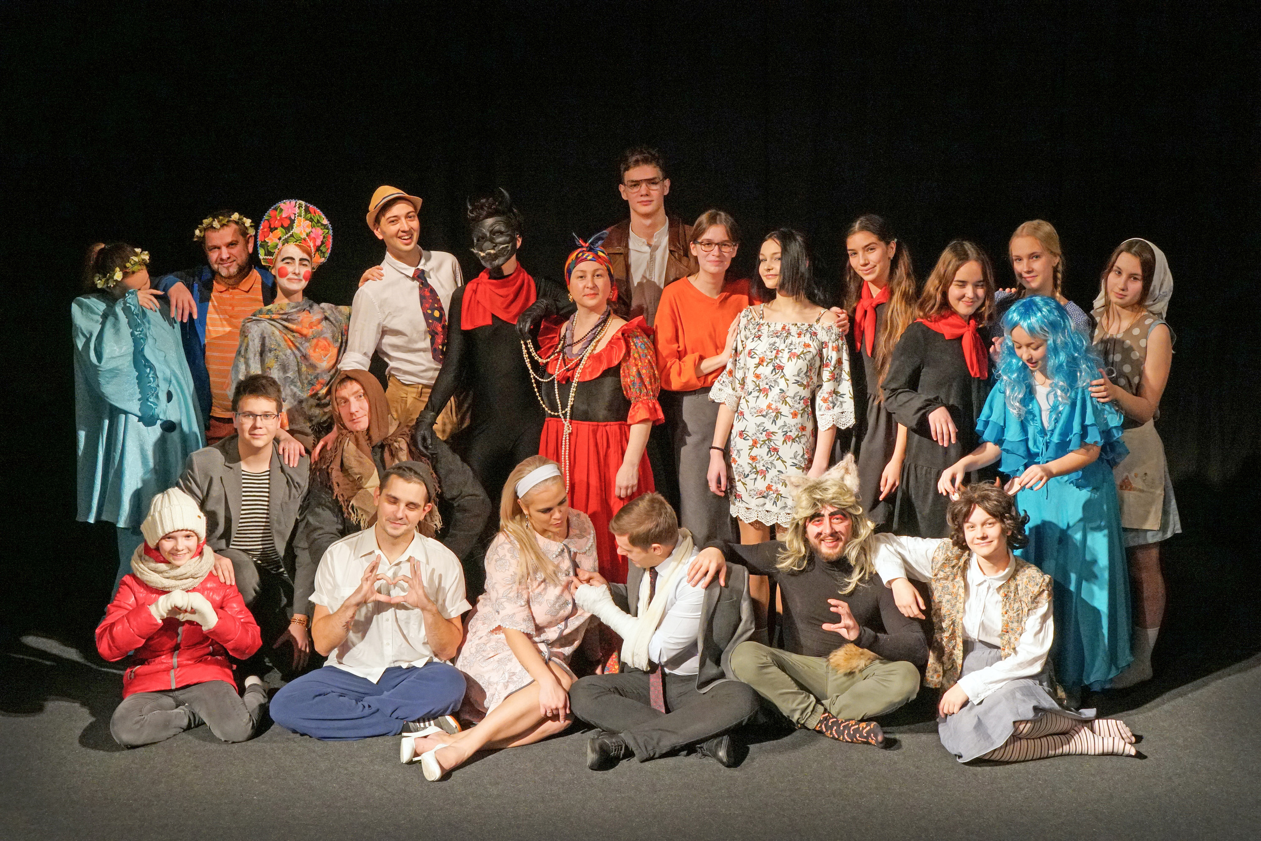 Театральная студия. Съемка для календаря. Фотограф Наталья Погодина в г. Обнинске