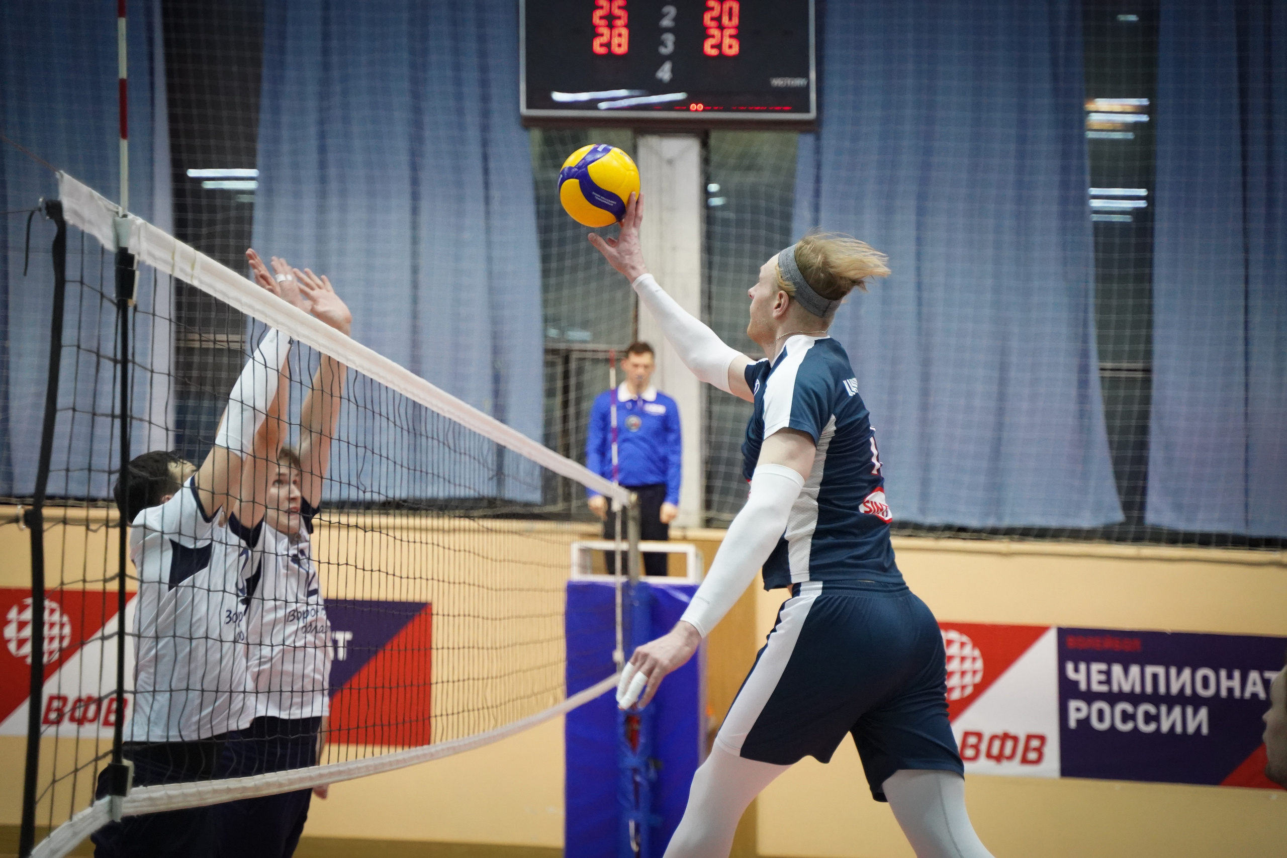 Чемпионат по волейболу. Фотограф Наталья Погодина в г. Обнинске