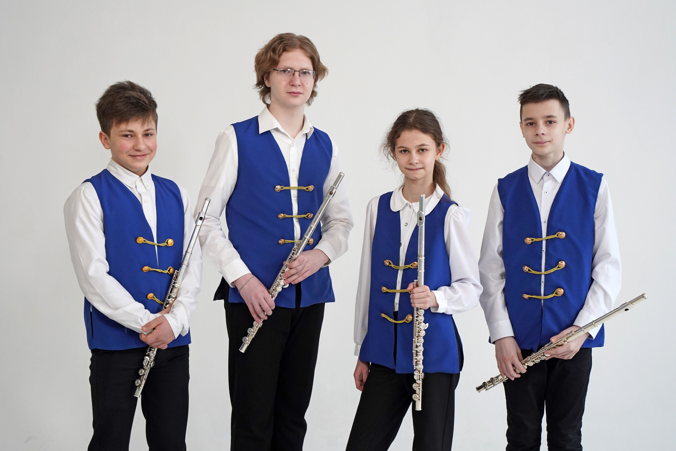 Групповая съемка детского духового оркестра ДШИ № 1 г.Обнинска. Фотограф Наталья Погодина в г. Обнинске