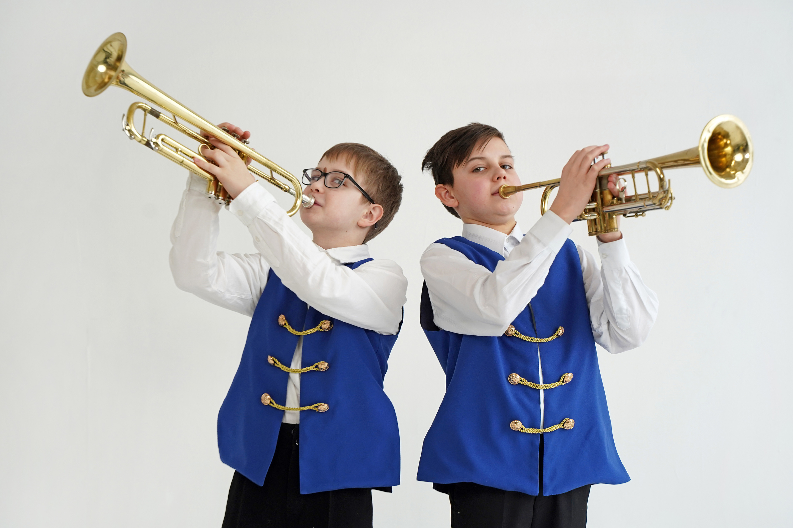 Групповая съемка детского духового оркестра ДШИ № 1 г.Обнинска. Фотограф Наталья Погодина в г. Обнинске