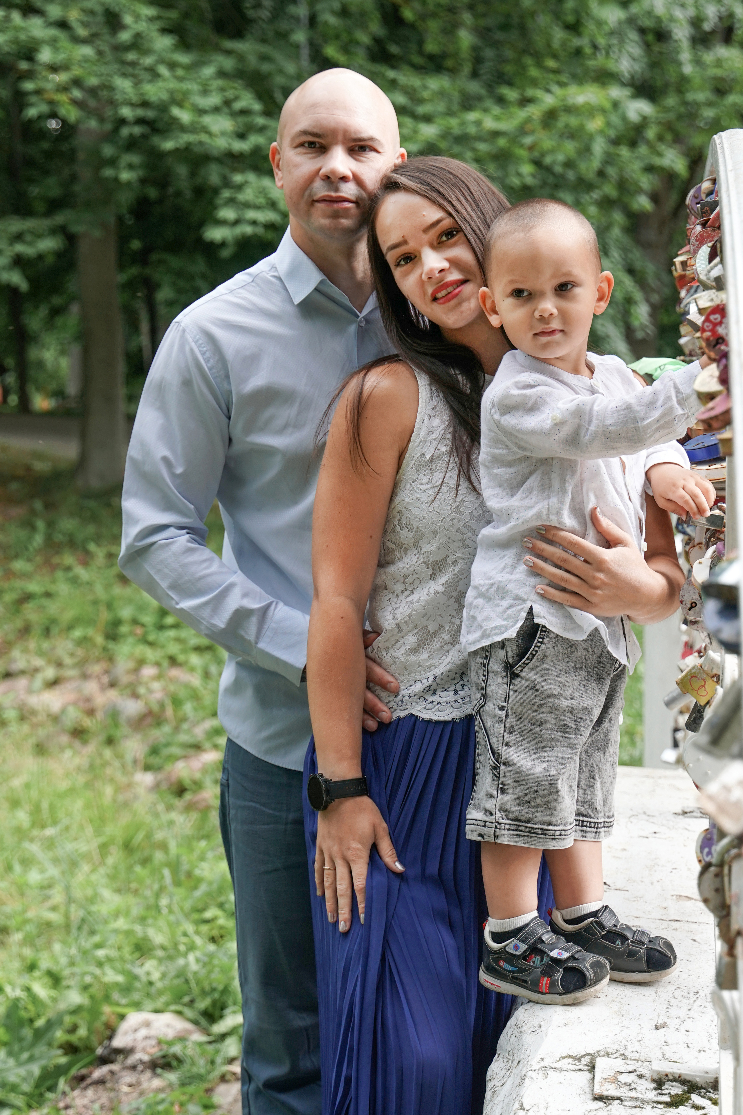 Семейная фотосессия на прогулке в Белкинском парке г. Обнинска. Фотограф Наталья Погодина в г. Обнинске
