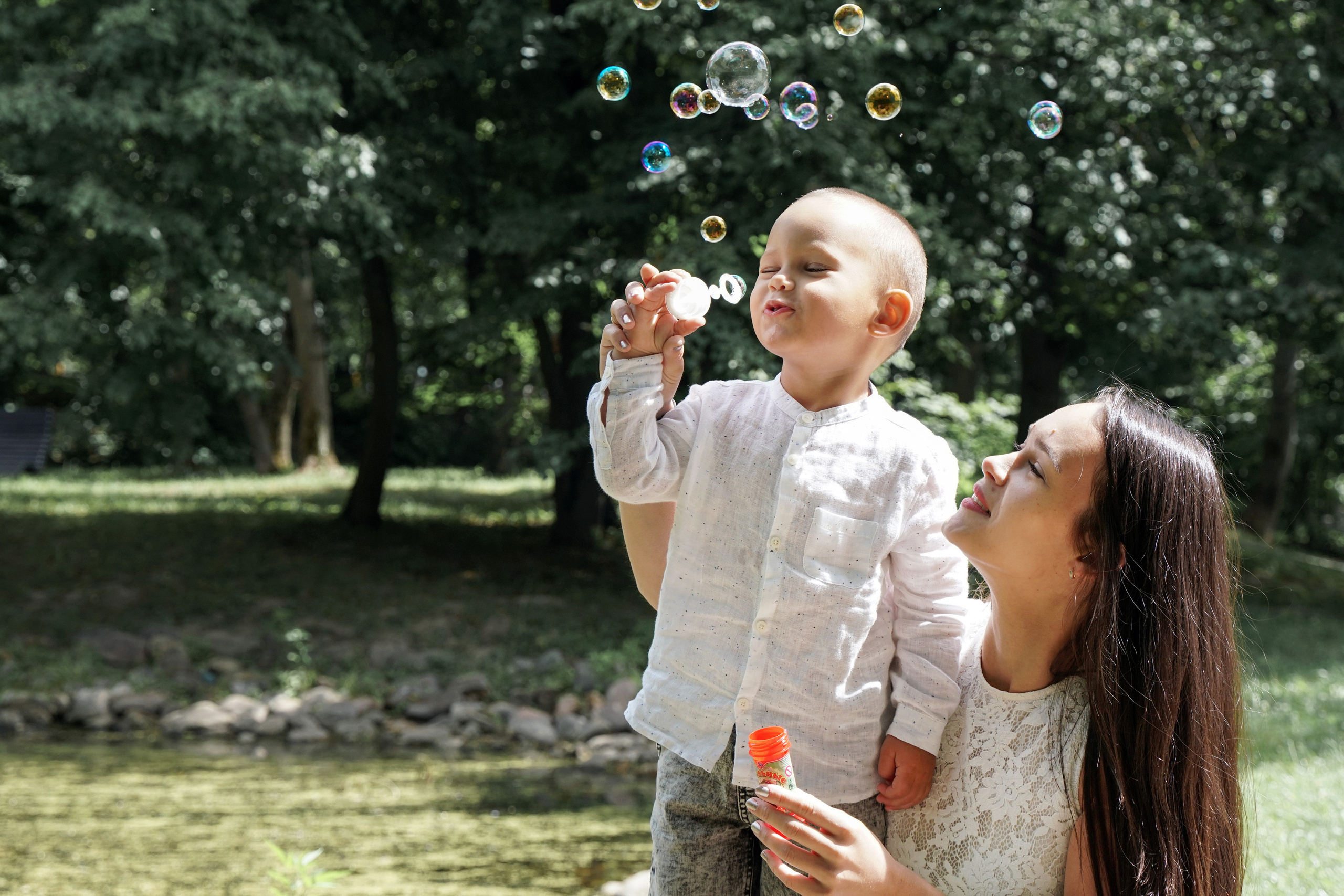 Семейная фотосессия на прогулке в Белкинском парке г. Обнинска. Фотограф Наталья Погодина в г. Обнинске