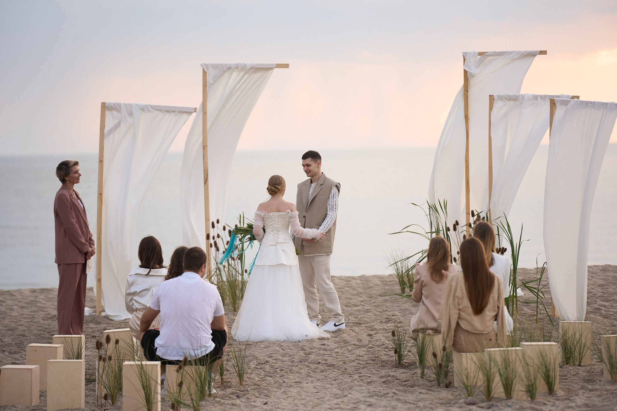 Янтарная свадьба. Калининград. Оформление свадеб, декор свадеб Вера Маркова, Москва